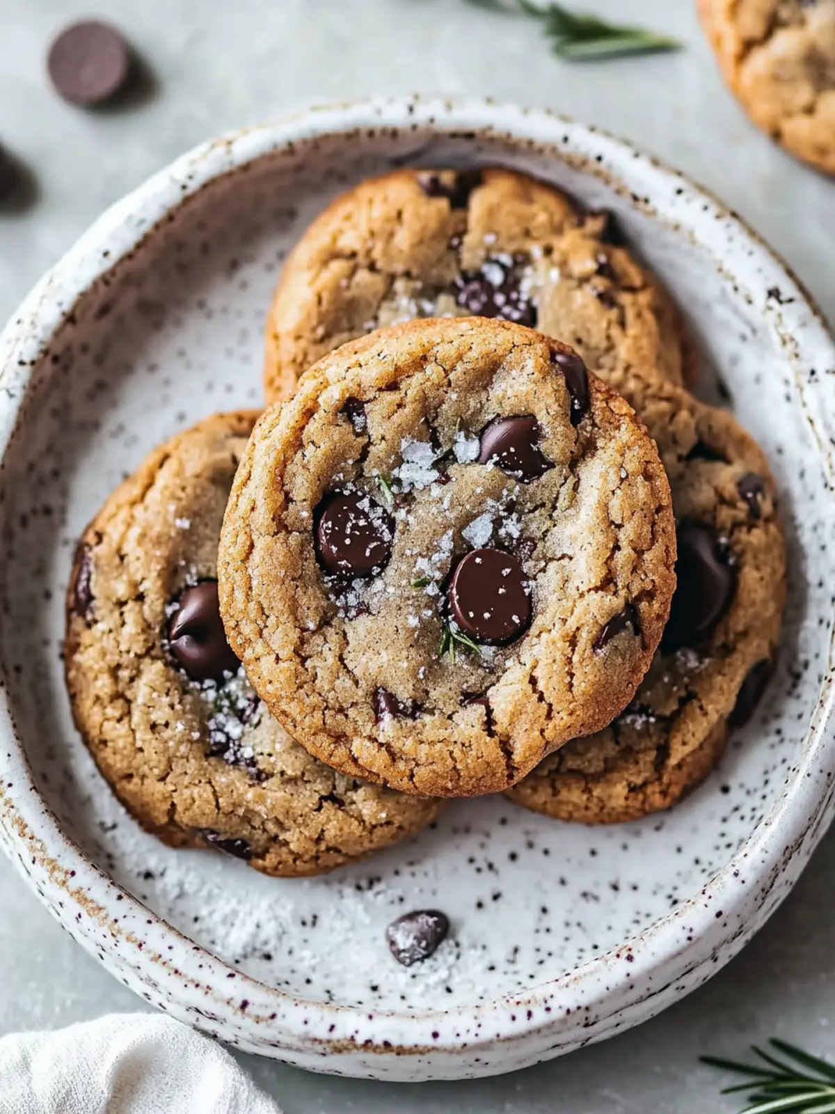 Brown Butter Rosemary Chocolate Chip Cookies You ll Crave 3 Brown Butter Rosemary Chocolate Chip Cookies