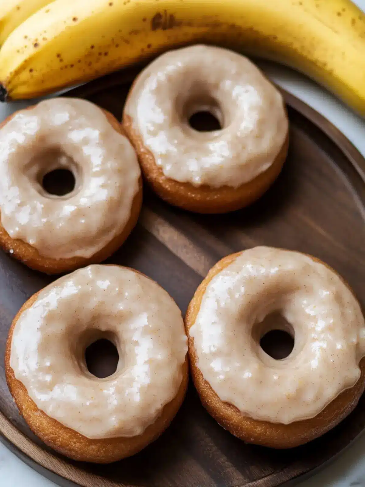 Healthy Banana Bread Donuts for a Guilt-Free Breakfast 3 Banana Bread Donuts