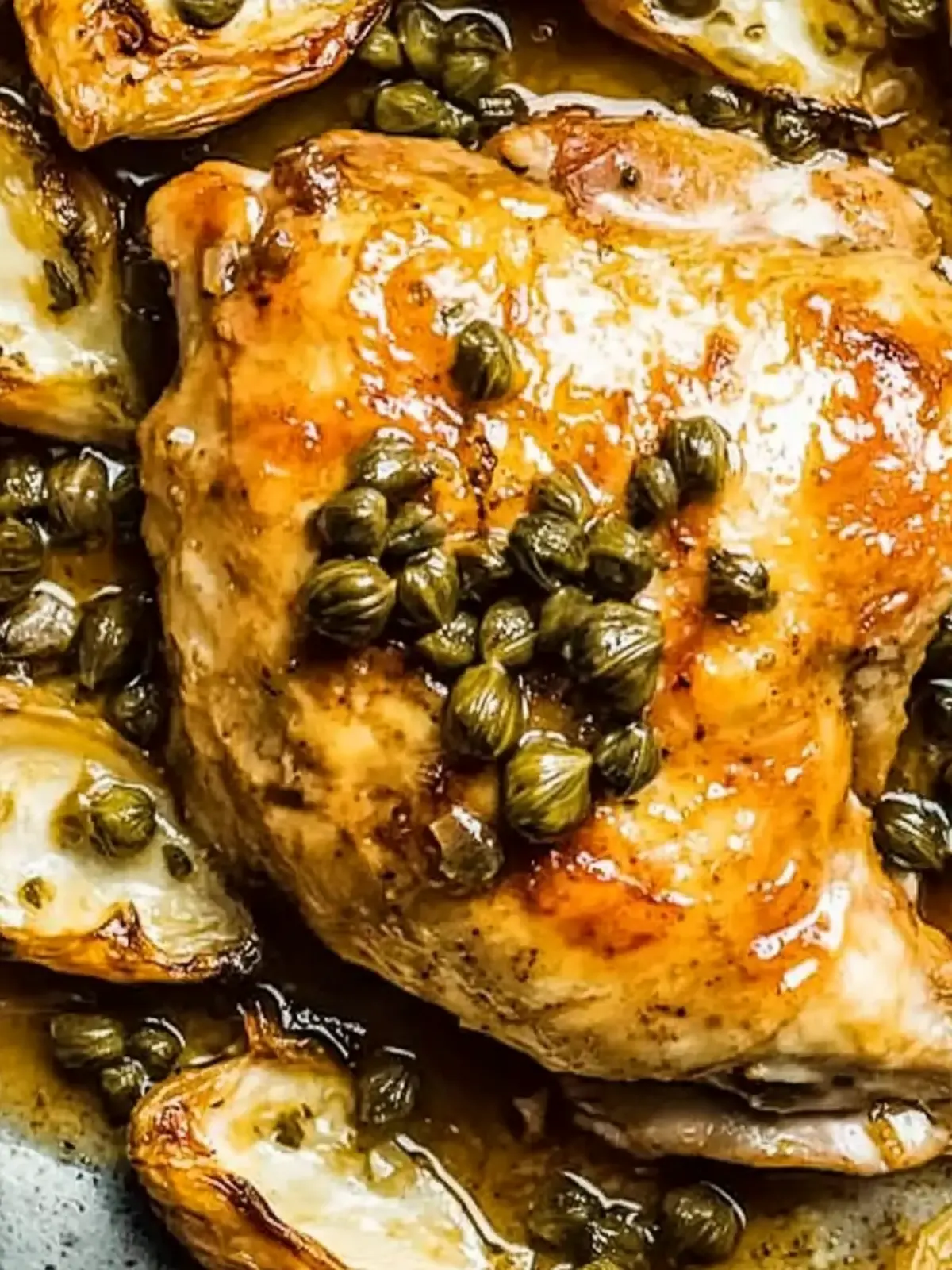 Savory Brick Chicken with Brown Butter and Capers Delight 3 Brick chicken with brown butter and capers