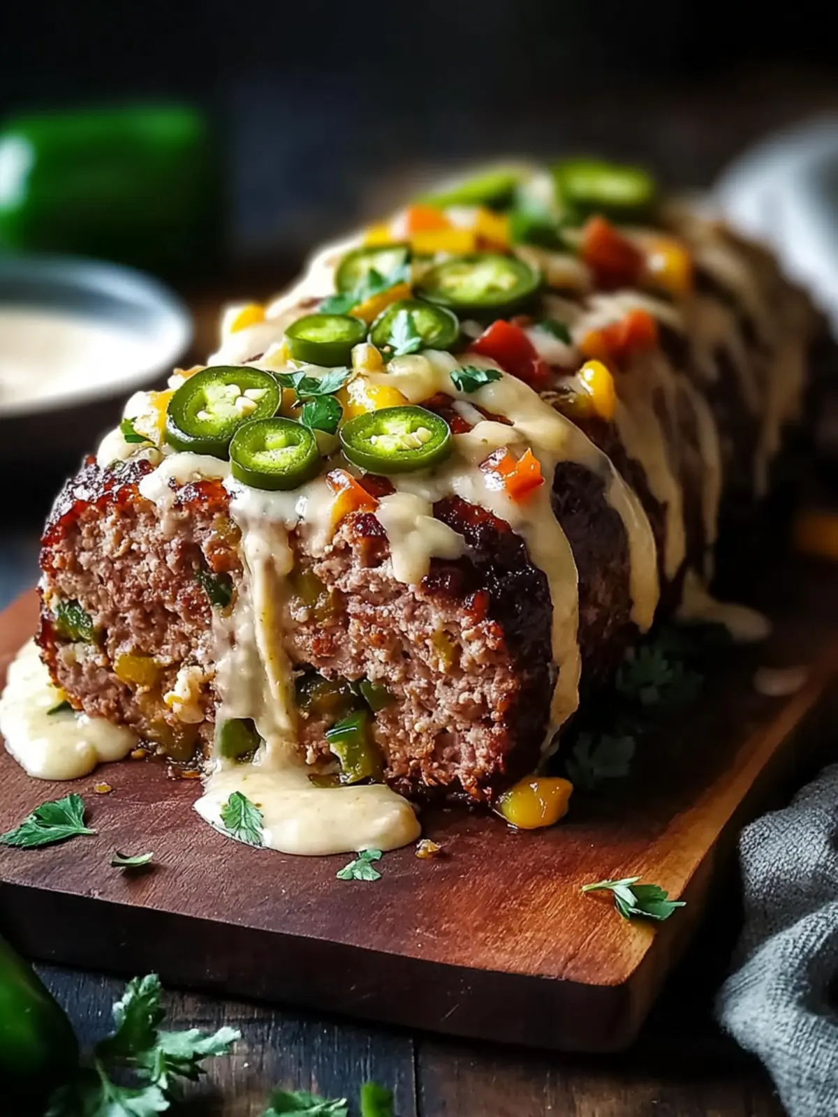 Smoky Jalapeño Popper Meatloaf: A Comfort Food Delight 3 smoky Jalapeño Popper Meatloaf