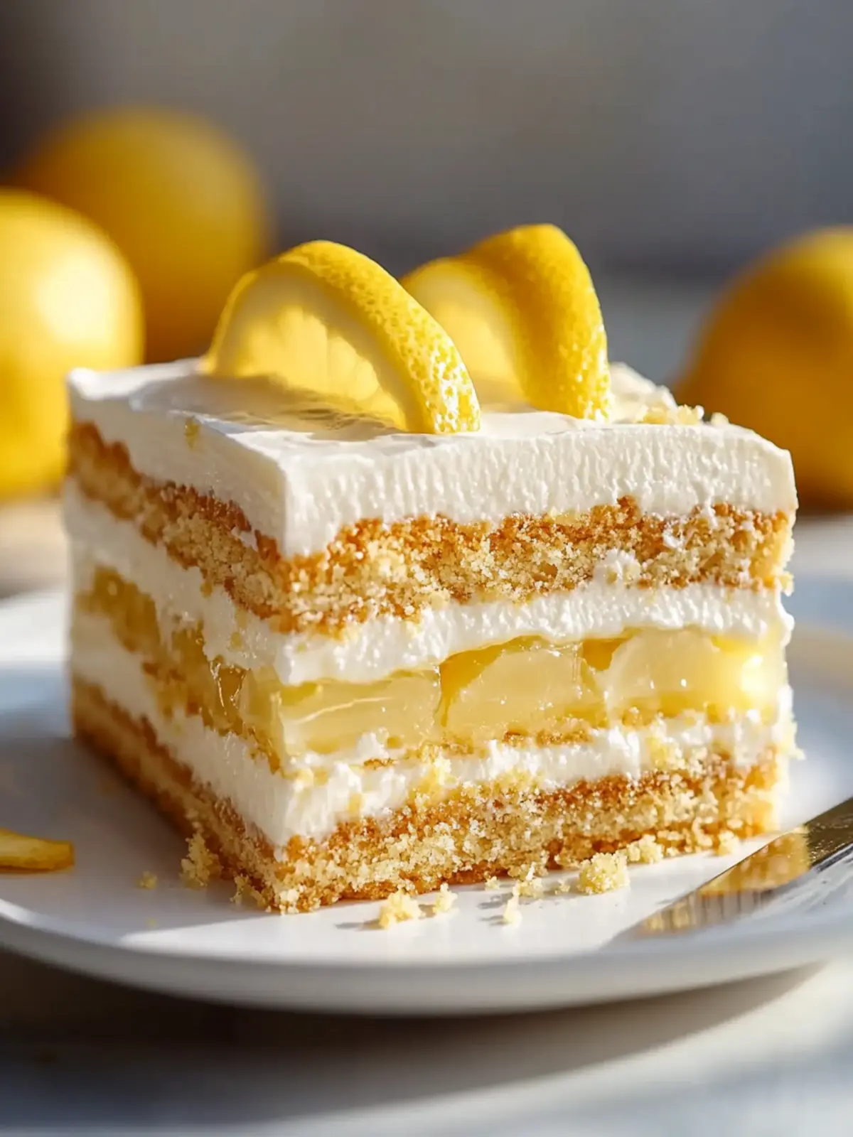 Zesty Lemon Icebox Cake: A No-Bake Delight to Savor 3 Lemon Icebox Cake