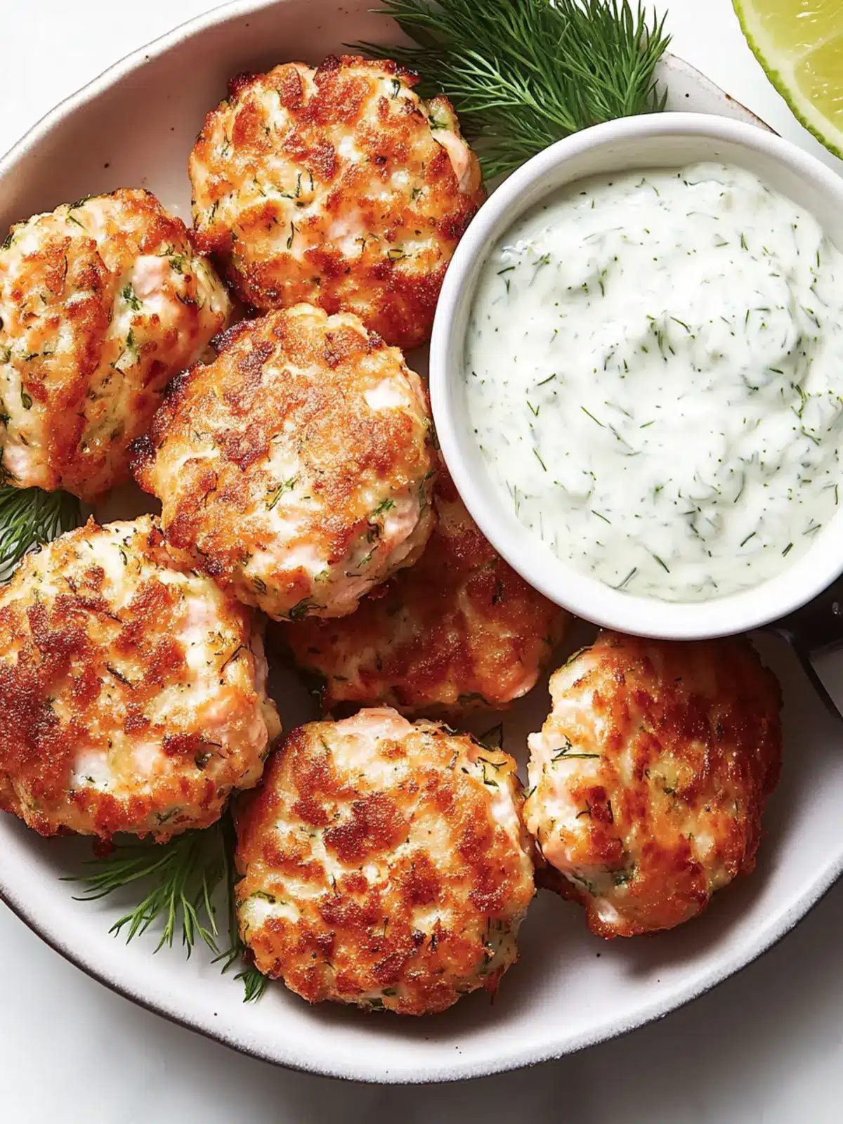 Delicious Salmon Croquettes With Dill Sauce Ready in 30 Minutes 3 Salmon Croquettes With Dill Sauce