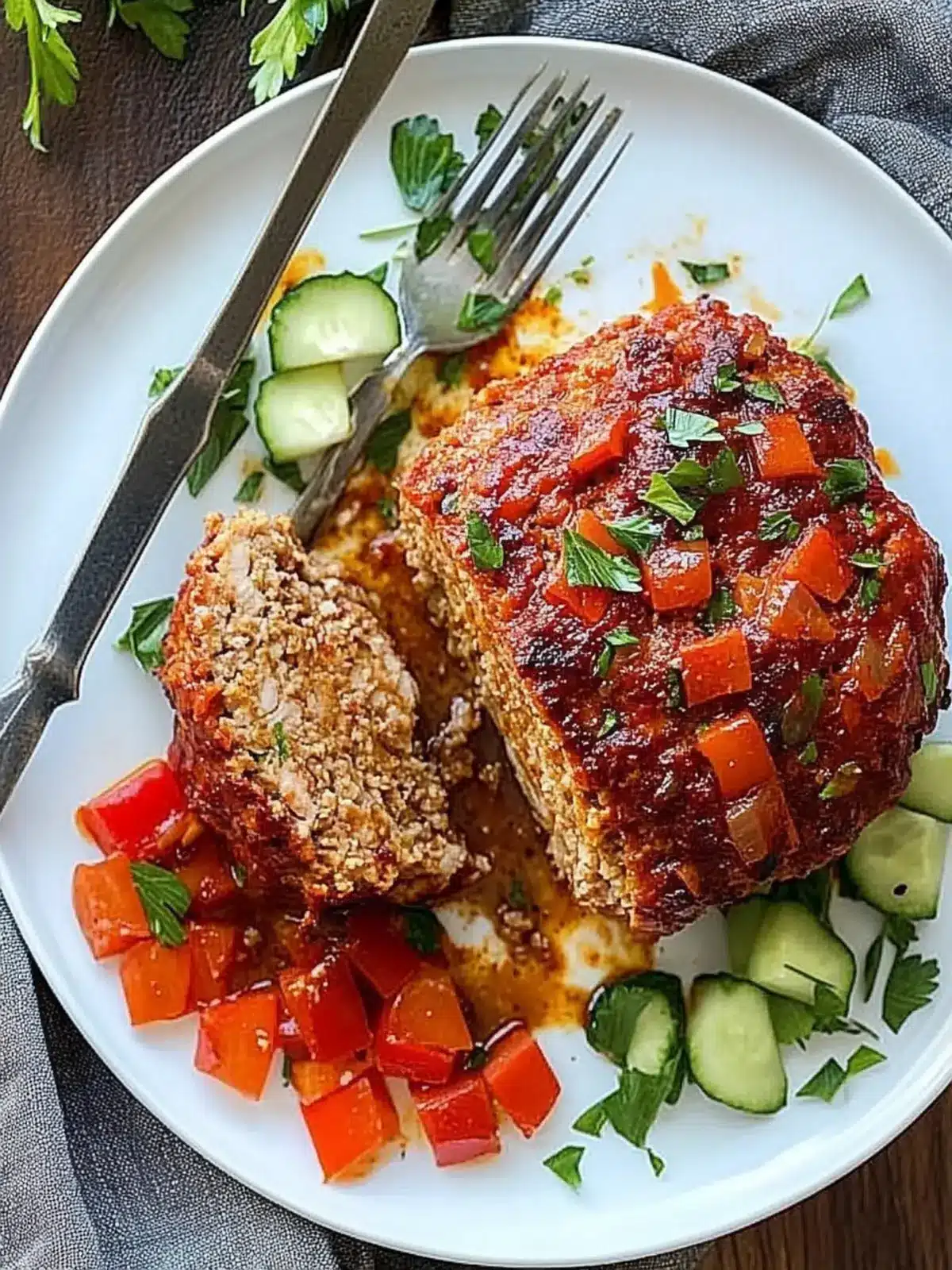 Skillet Harissa Turkey Meatloaf: Quick, Flavor-Packed Delight 2 Skillet Harissa Turkey Meatloaf