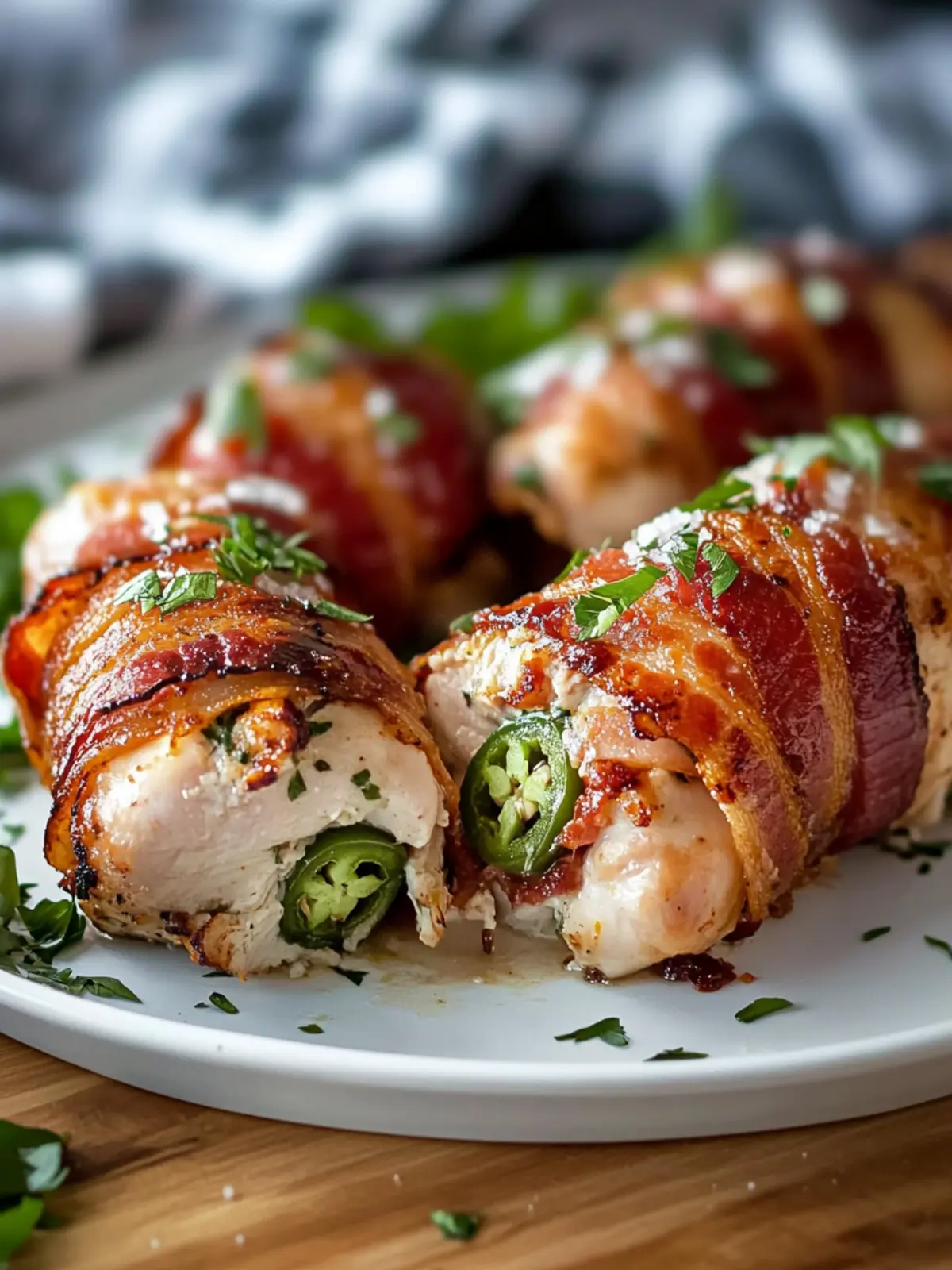 Bacon-Wrapped Jalapeno Stuffed Chicken for a Flavor Bomb Dinner 3 Bacon-Wrapped Jalapeno Stuffed Chicken