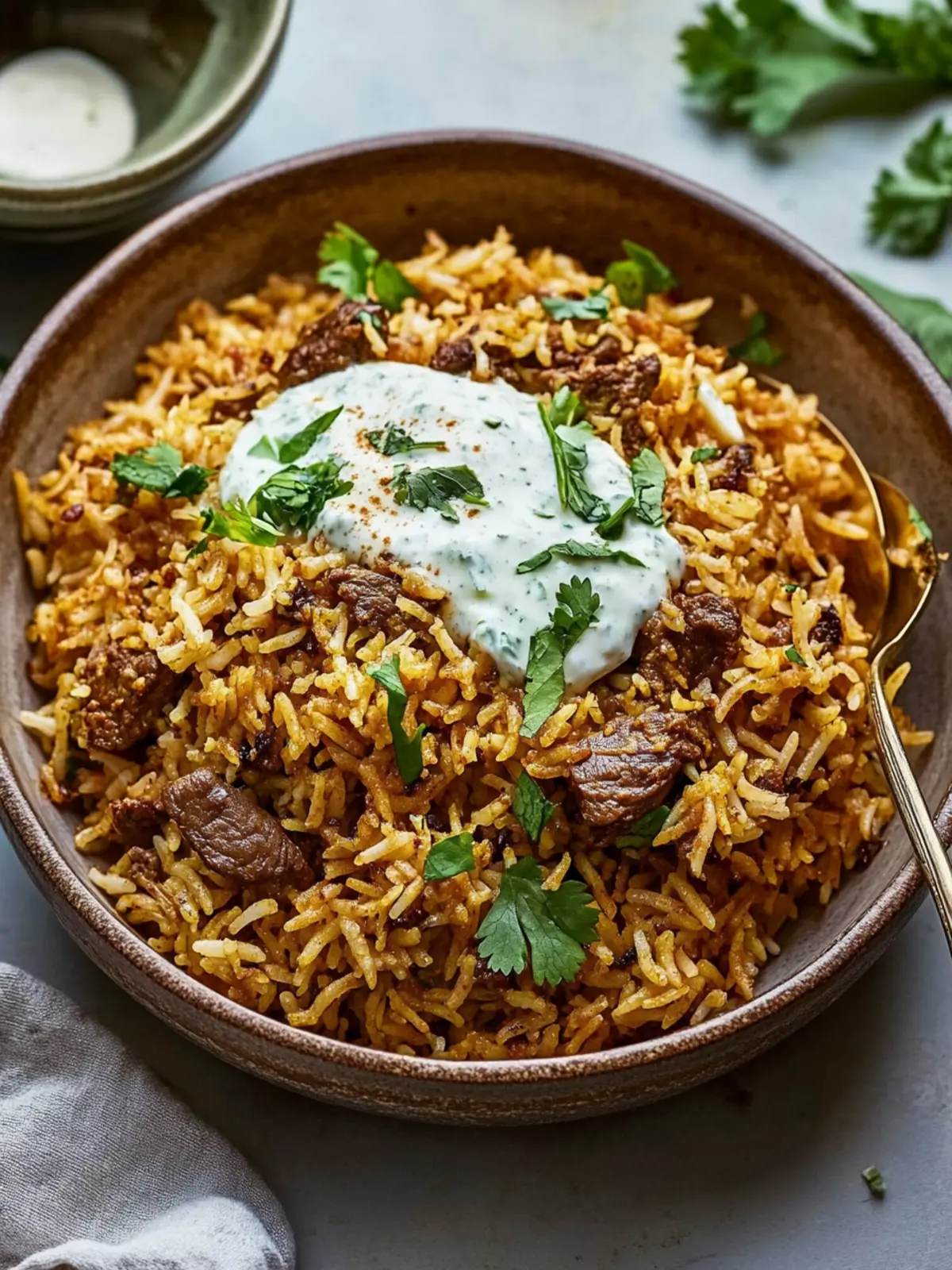 Savory Beef Biryani With Cumin Raita For Quick Weeknight Joy 2 Beef Biryani With Cumin Raita