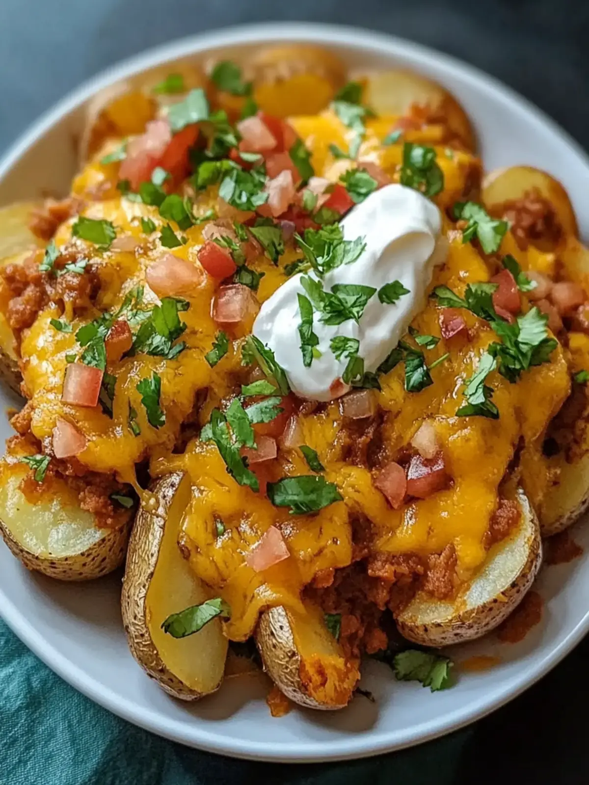 Cheesy Taco Potatoes: Your Ultimate Comfort Food Fix 2 Cheesy Taco Potatoes