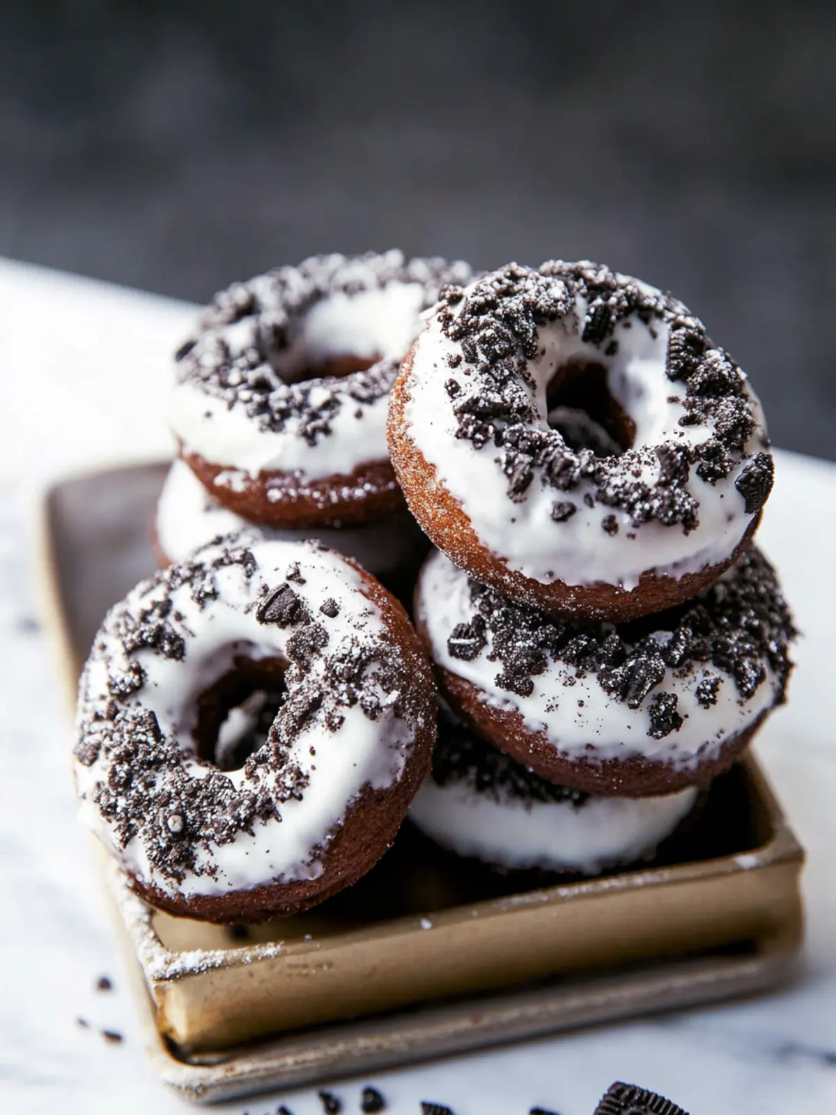 Oreo Donuts: Baked Delights with Creamy Frosting Twist 3 Oreo Donuts