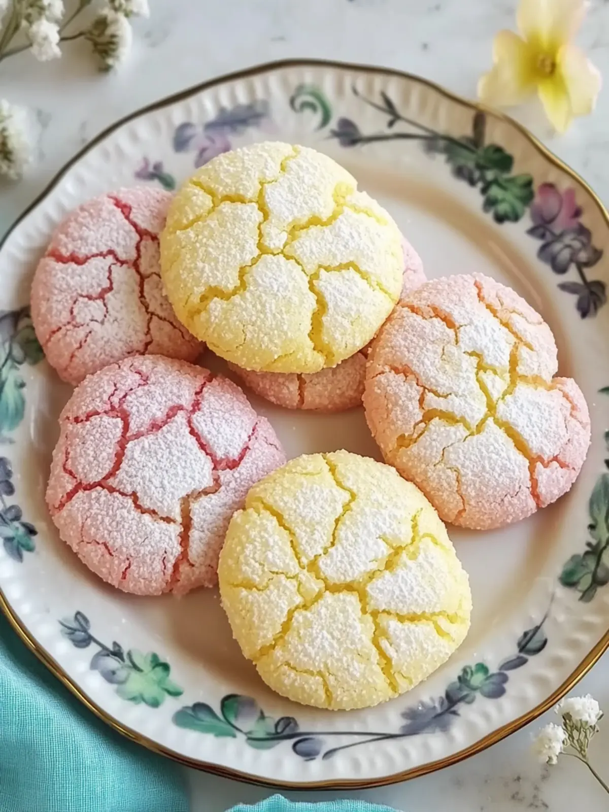 Deliciously Chewy Springtime Crinkle Cookies for Every Occasion 4 Springtime Crinkle Cookies