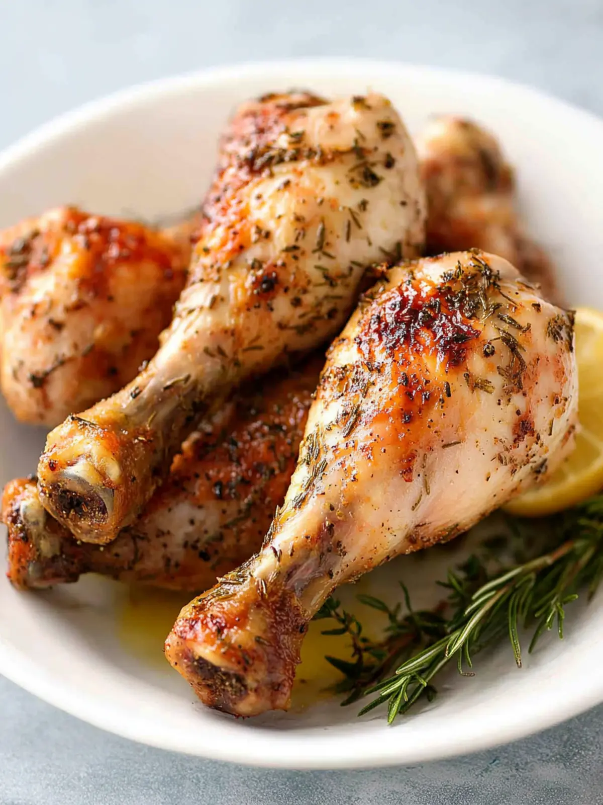 Crispy Rosemary Baked Chicken Drumsticks Recipe for Comfort Food 3 Rosemary Baked Chicken Drumsticks Recipe