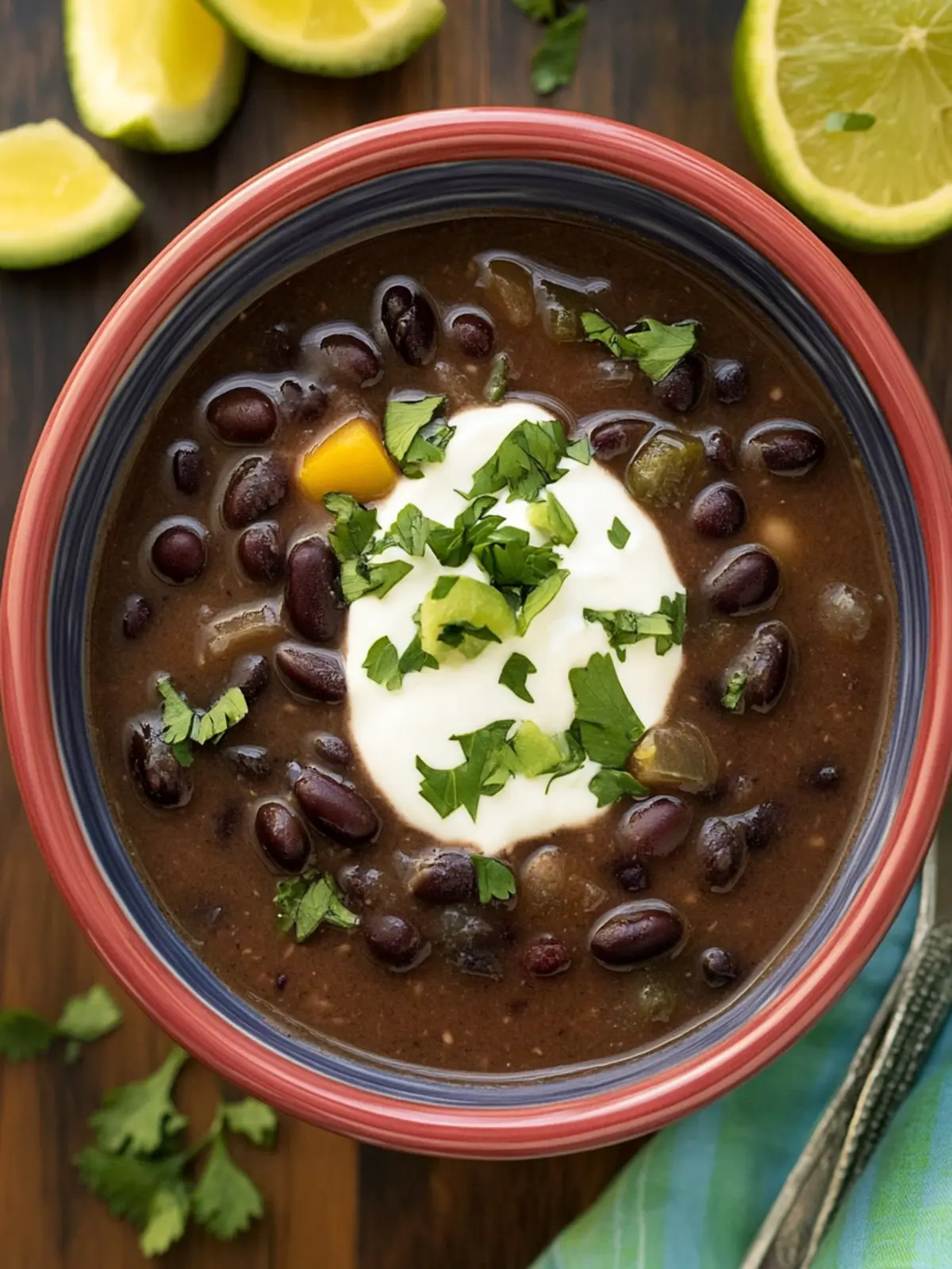 Savor the Richness of Easy Black Bean Soup: Comfort in a Bowl 2 Black Bean Soup