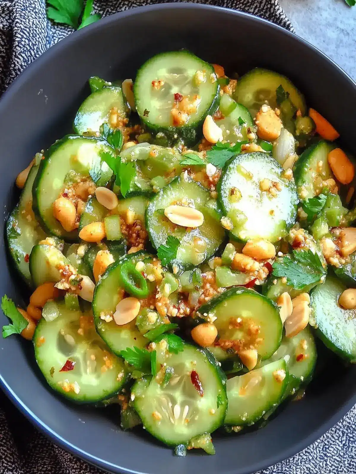 Gluten-Free Spicy Peanut Cucumber Salad for a Zesty Retreat 4 Gluten-Free Spicy Peanut Cucumber Salad