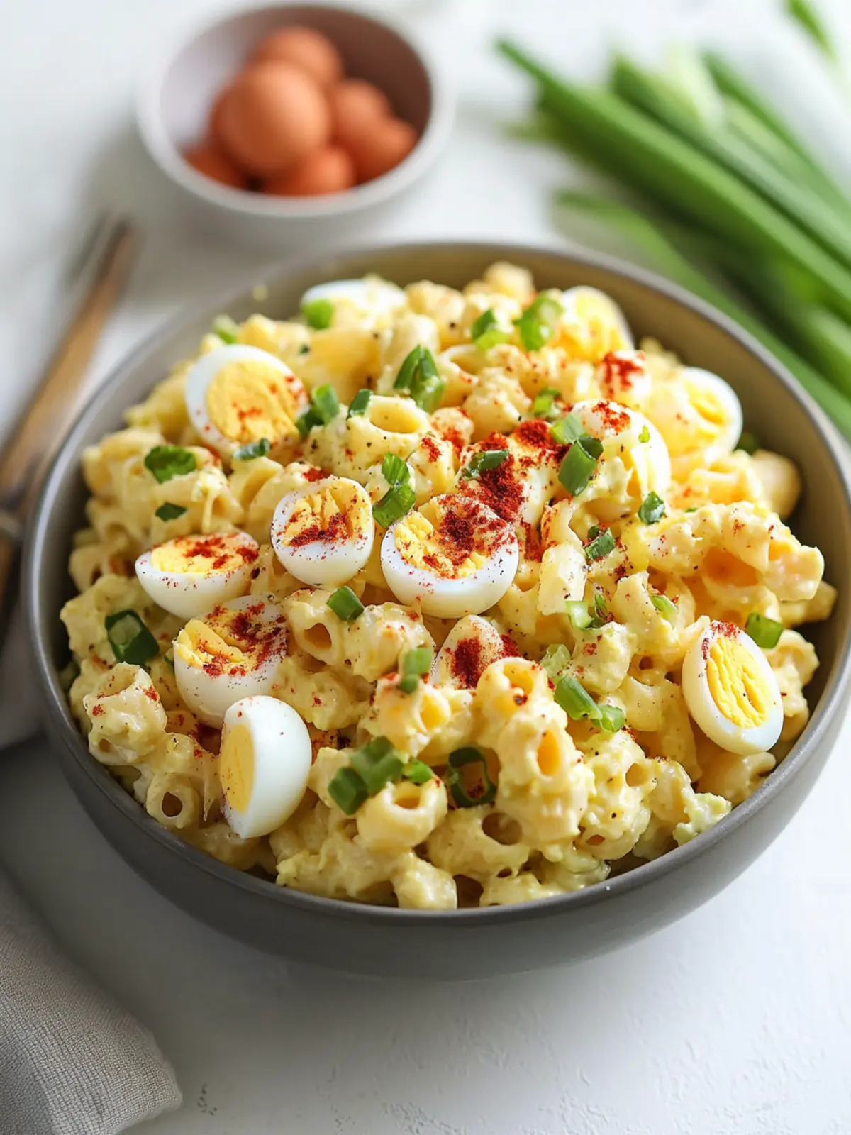 Creamy Deviled Egg Pasta Salad That Steals the Show 3 Deviled Egg Pasta Salad