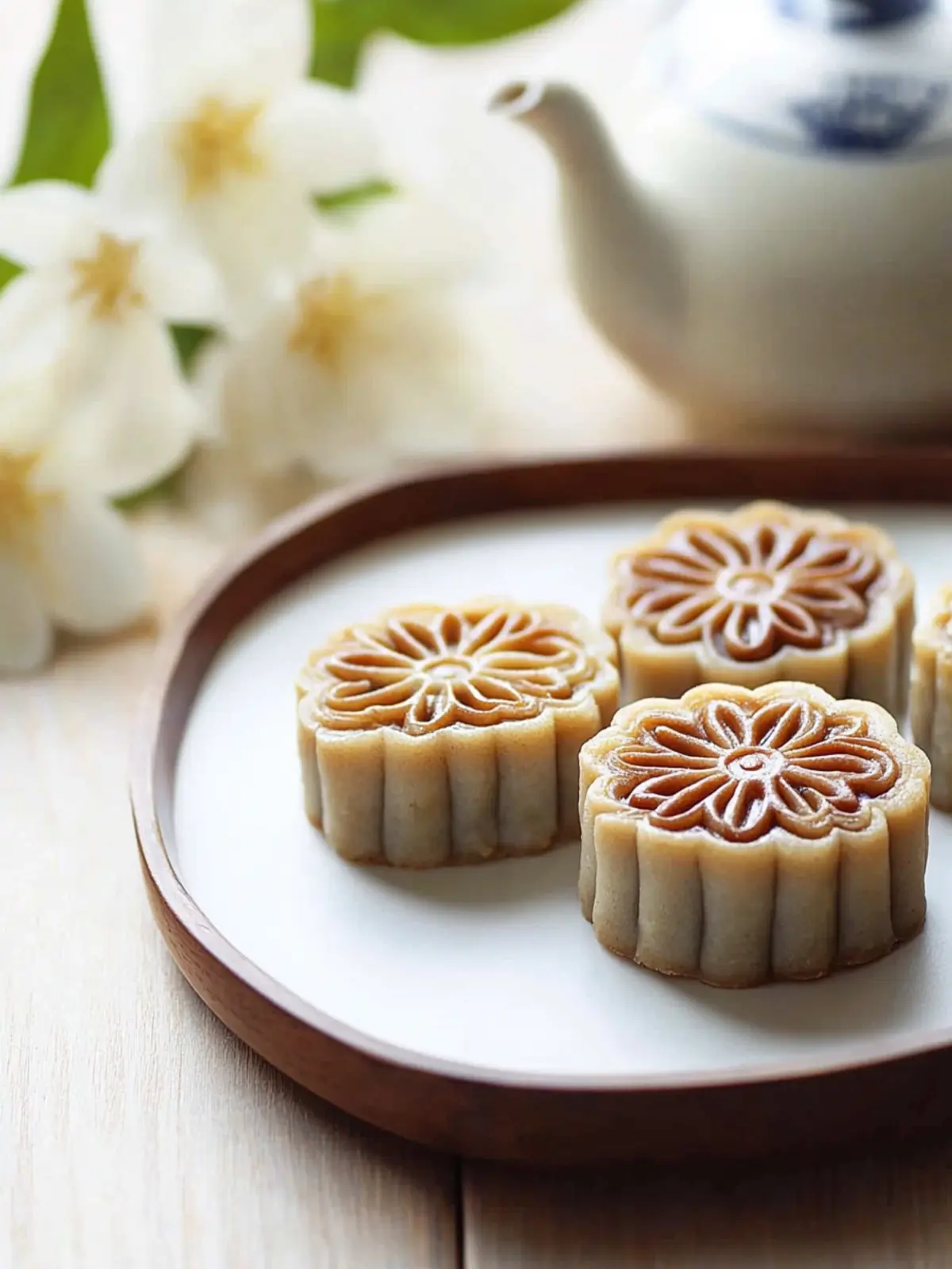 Baked Almond Flour Mooncakes with Easy Cheesecake Filling Delight 3 Baked Almond Flour Mooncakes with Easy Cheesecake Filling