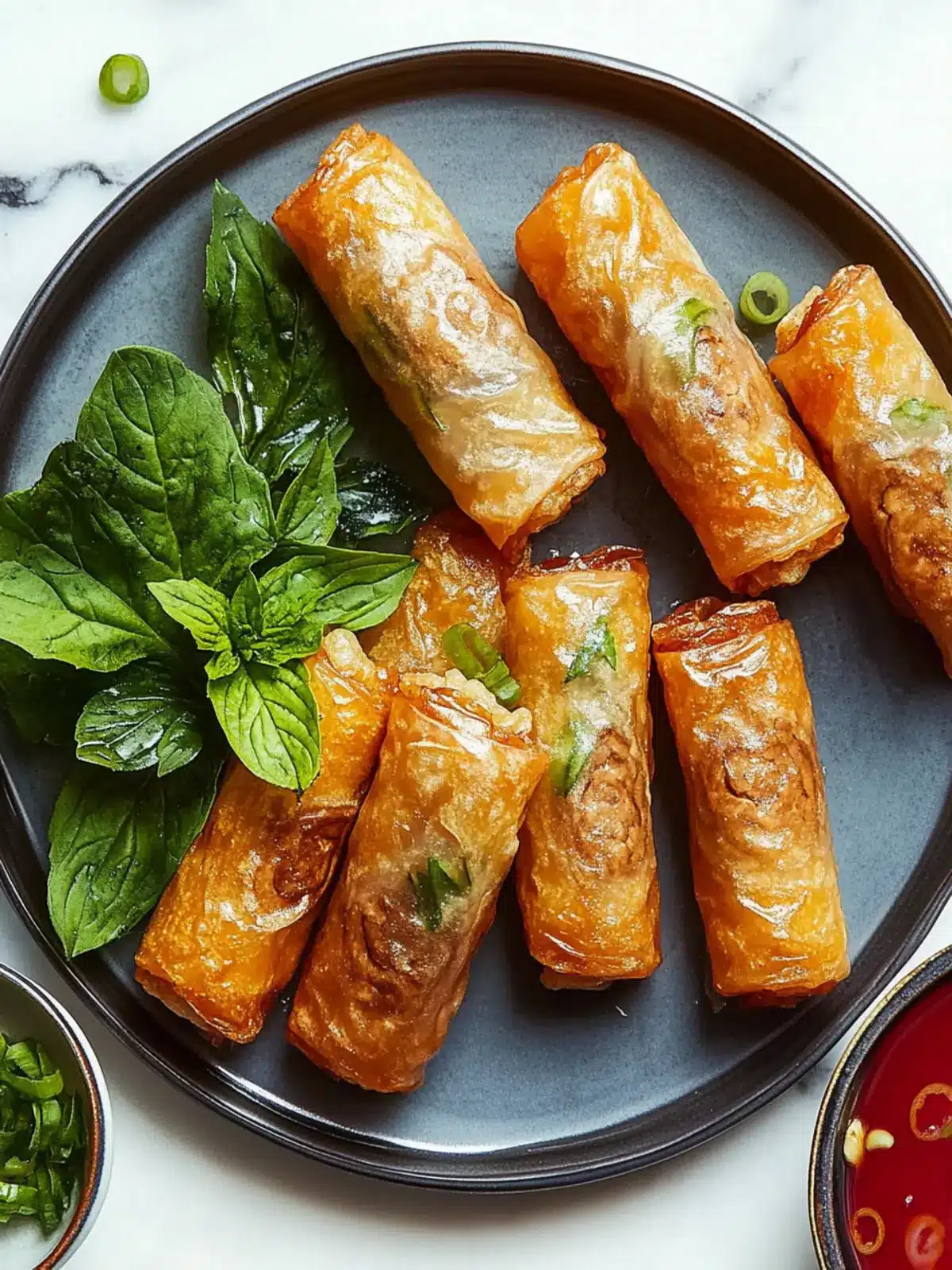 Oven-Fried Crispy Shiitake Imperial Rolls - Perfect for Lunar New Year 4 Oven-Fried Crispy Shiitake Imperial Rolls- Lunar New Year food ideas