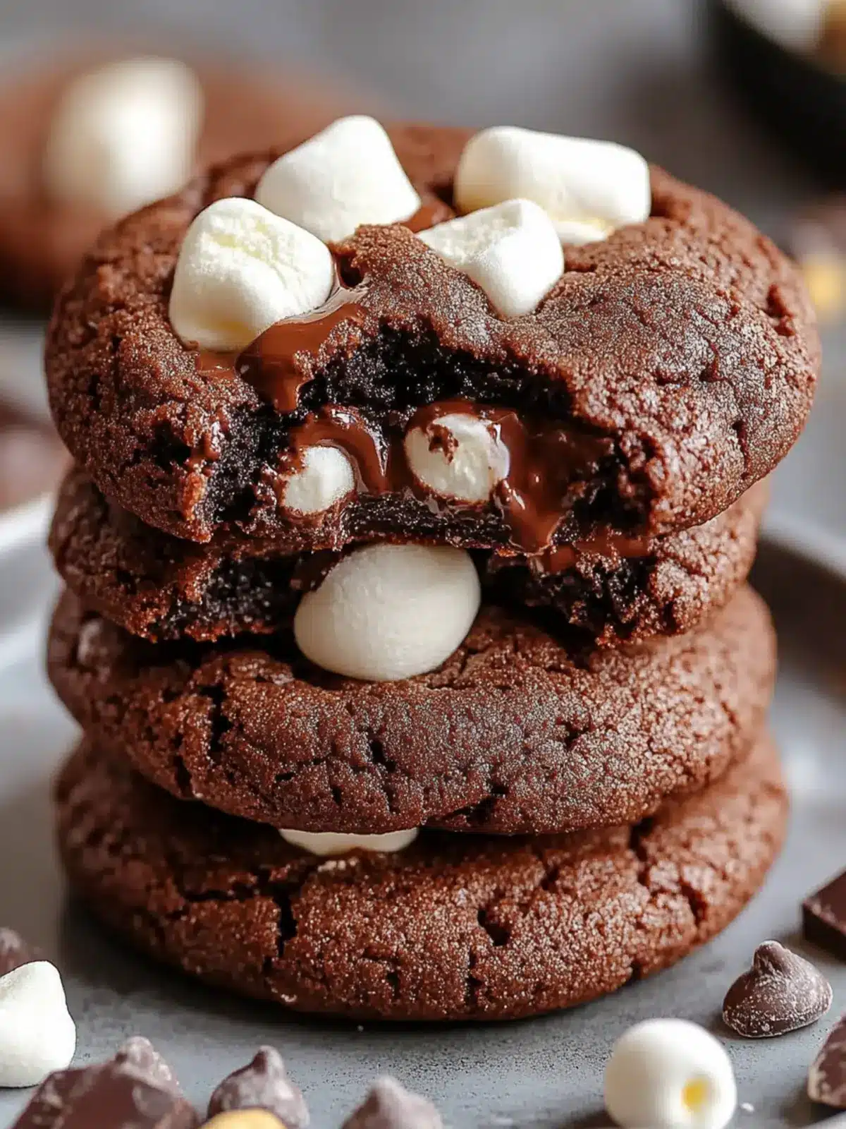Gooey Marshmallow Nutella Chocolate Cookies to Satisfy Cravings 2 Marshmallow Nutella Chocolate Cookies