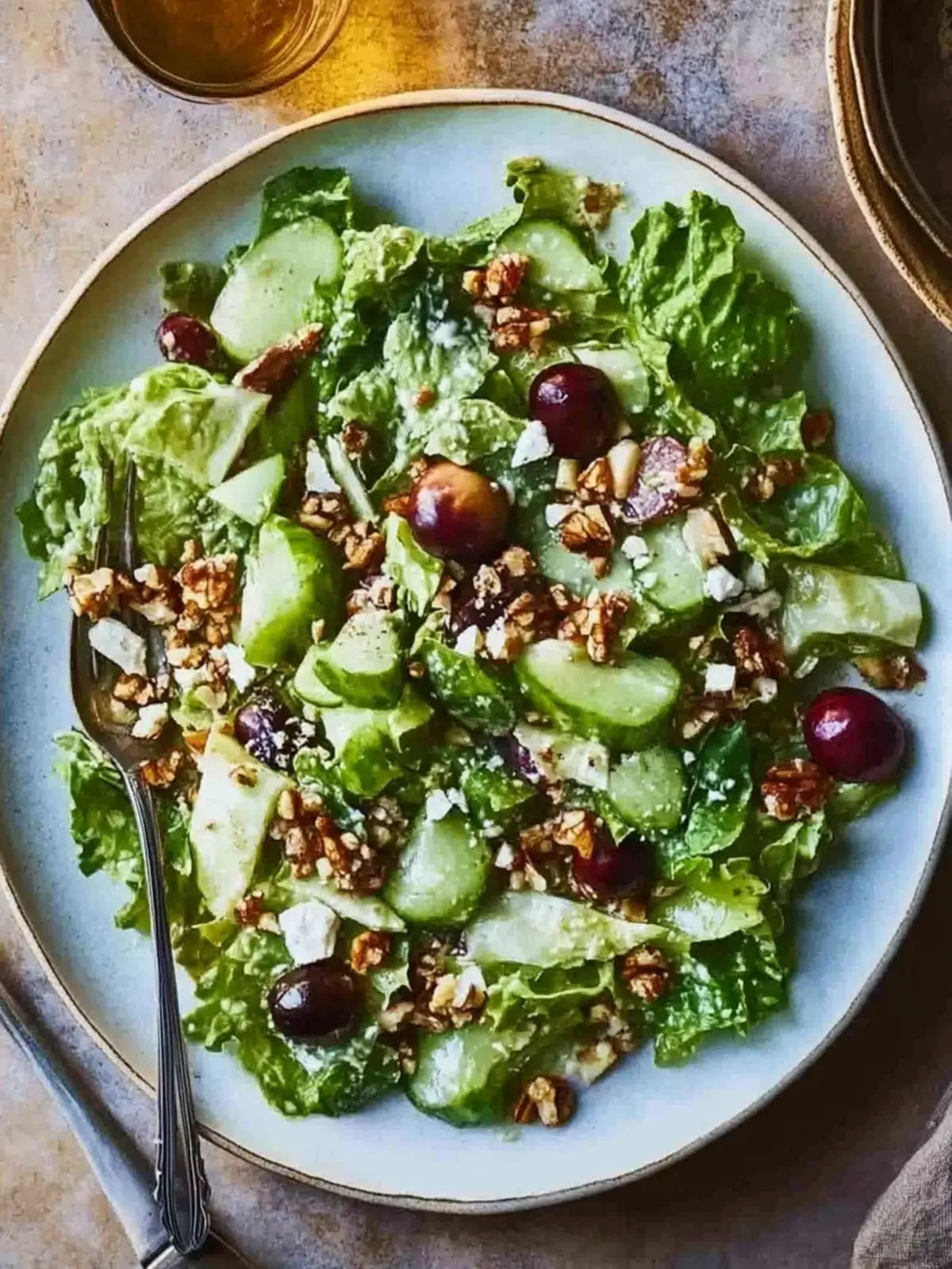 Waldorf Salad with Leafy Kale: A Refreshing Twist on Classic 3 Waldorf salad