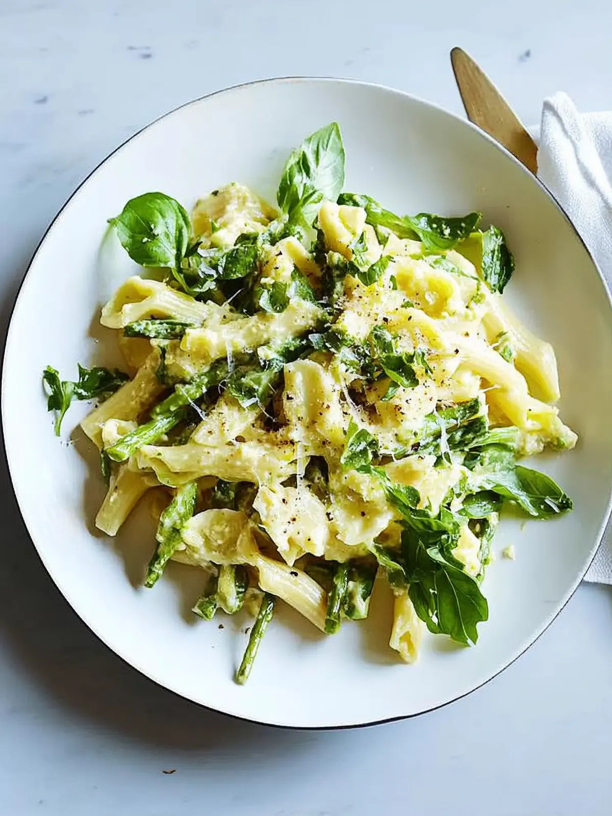 Creamy Asparagus-Feta Pasta: Your Perfect Spring Delight 3 Asparagus-Feta Pasta