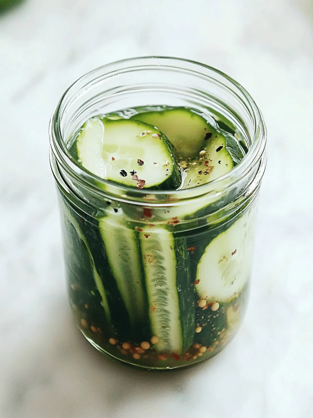 Delicious Quick Refrigerator Pickles in Under 2 Hours 4 Quick Refrigerator Pickles