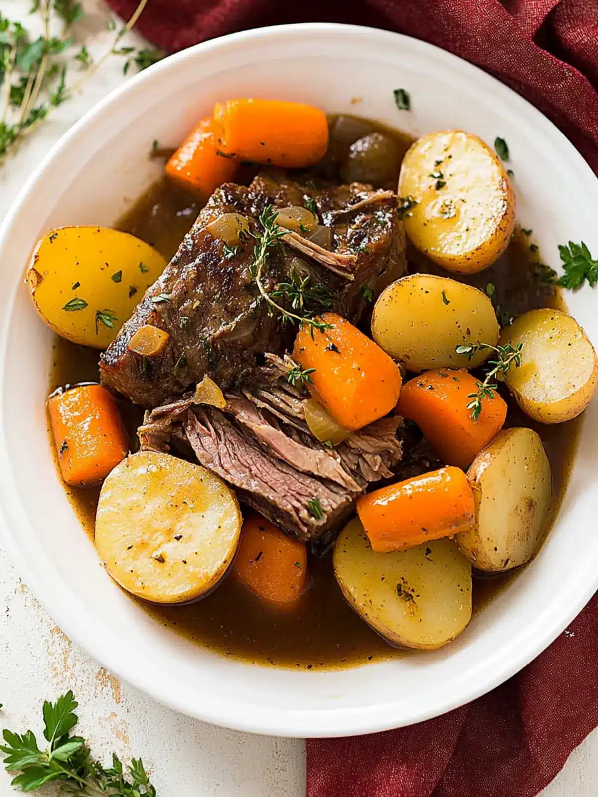 Classic Pot Roast with Potatoes and Carrots for Cozy Nights 4 Pot Roast with Potatoes and Carrots