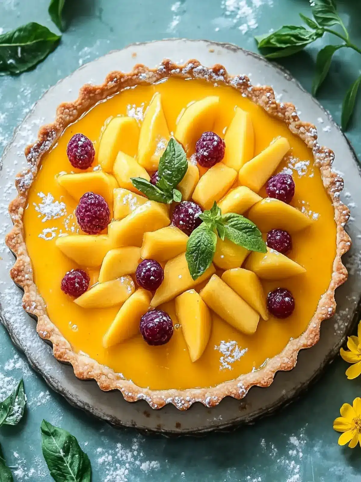 Easy Mango Curd Tart Recipe for a Refreshing Treat 3 Mango Curd Tart Recipe