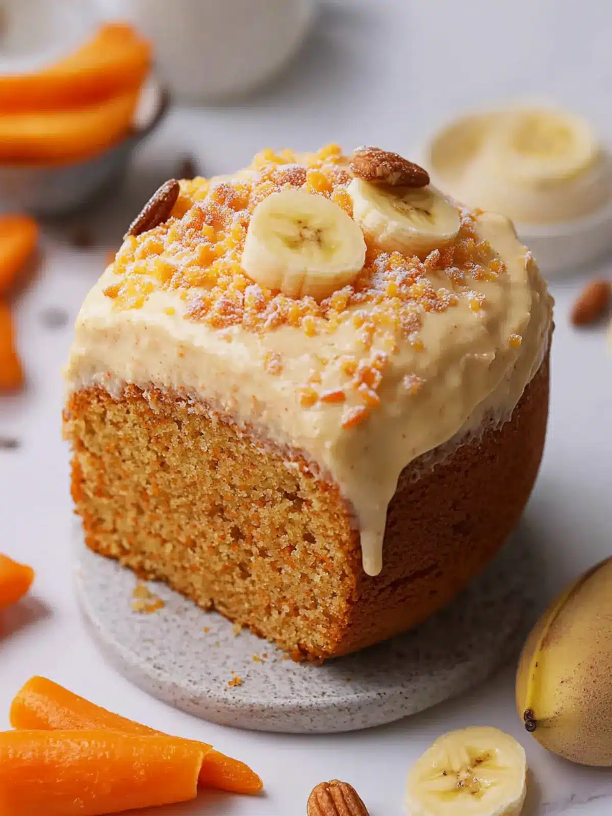Delicious Carrot Cake Banana Bread for Guilt-Free Indulgence 2 Carrot Cake Banana Brea