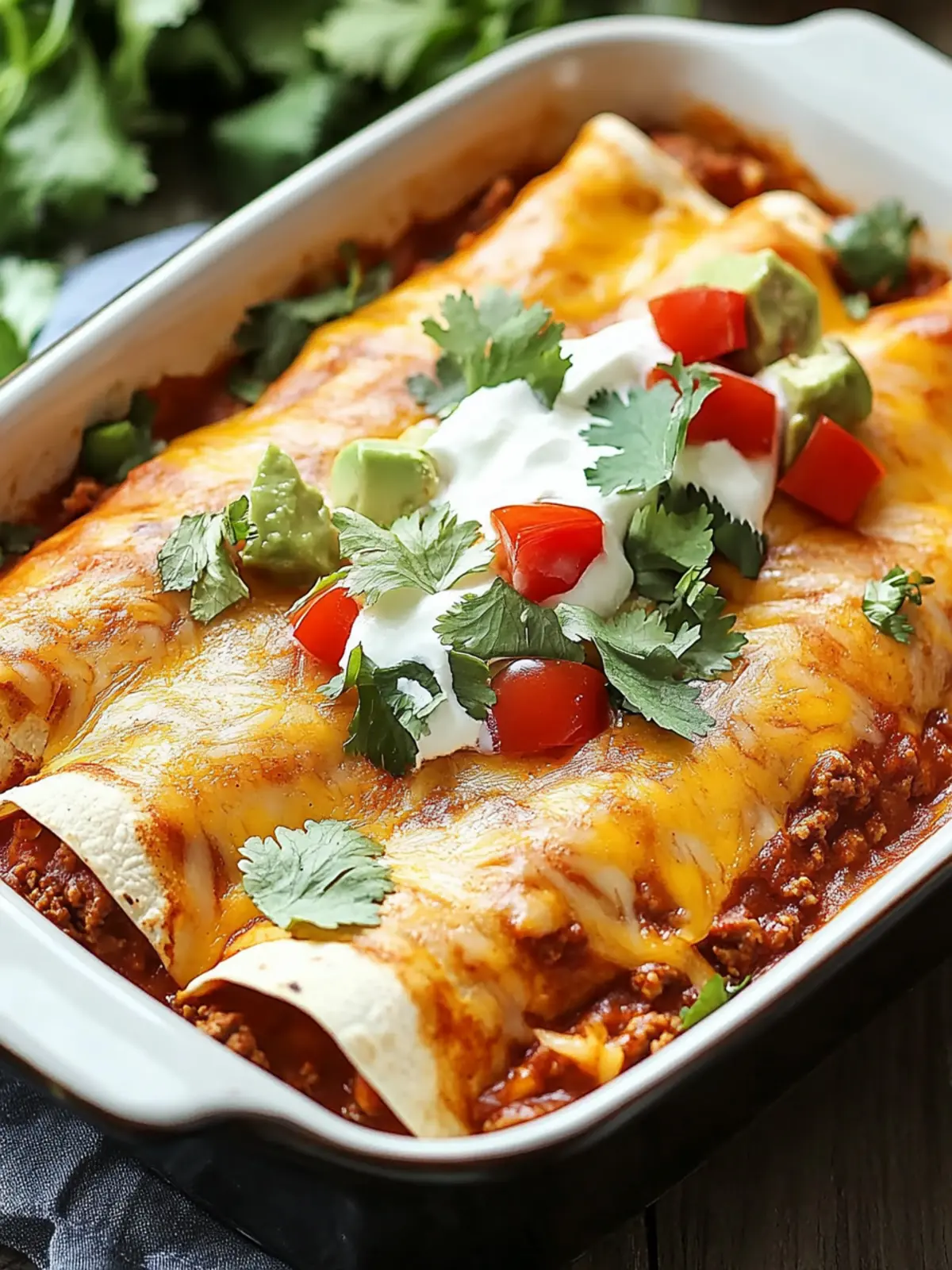 Savor the Flavor of Easy Ground Beef Enchiladas Tonight 2 Easy Ground Beef Enchiladas