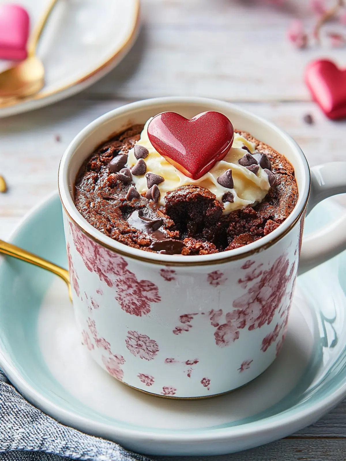 Decadent Brownie in a Mug: Perfect Valentine s Day Dessert 3 Brownie in a Mug- Valentine s Day desserts