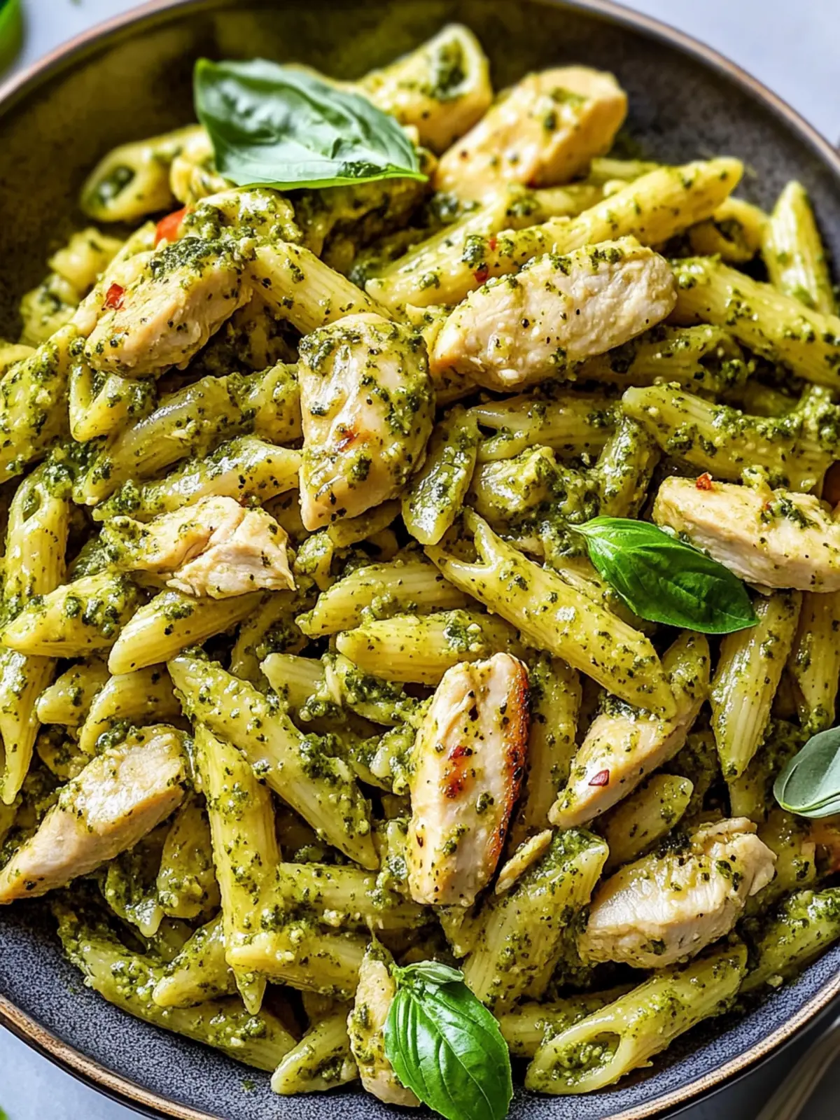 Easy Chicken Pesto Pasta for a Quick Weeknight Feast 3 Chicken Pesto Pasta