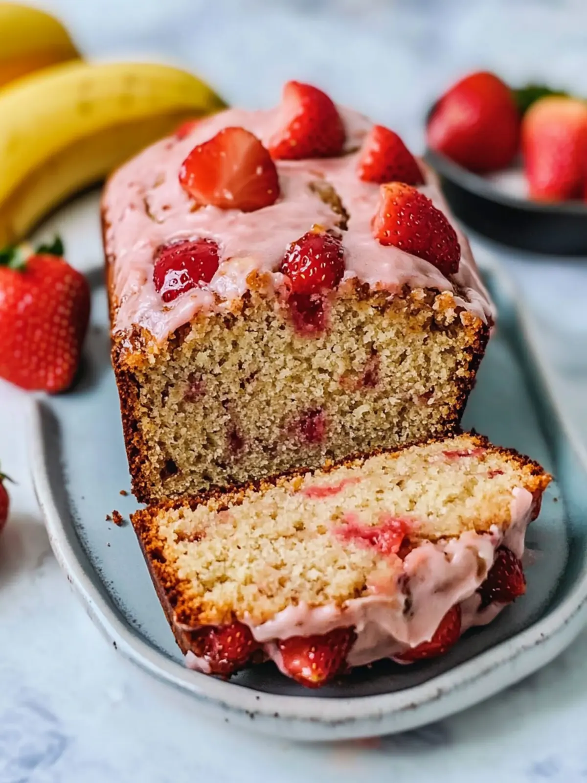 Deliciously Easy Strawberry Banana Bread Recipe You ll Love 2 Strawberry Banana Bread