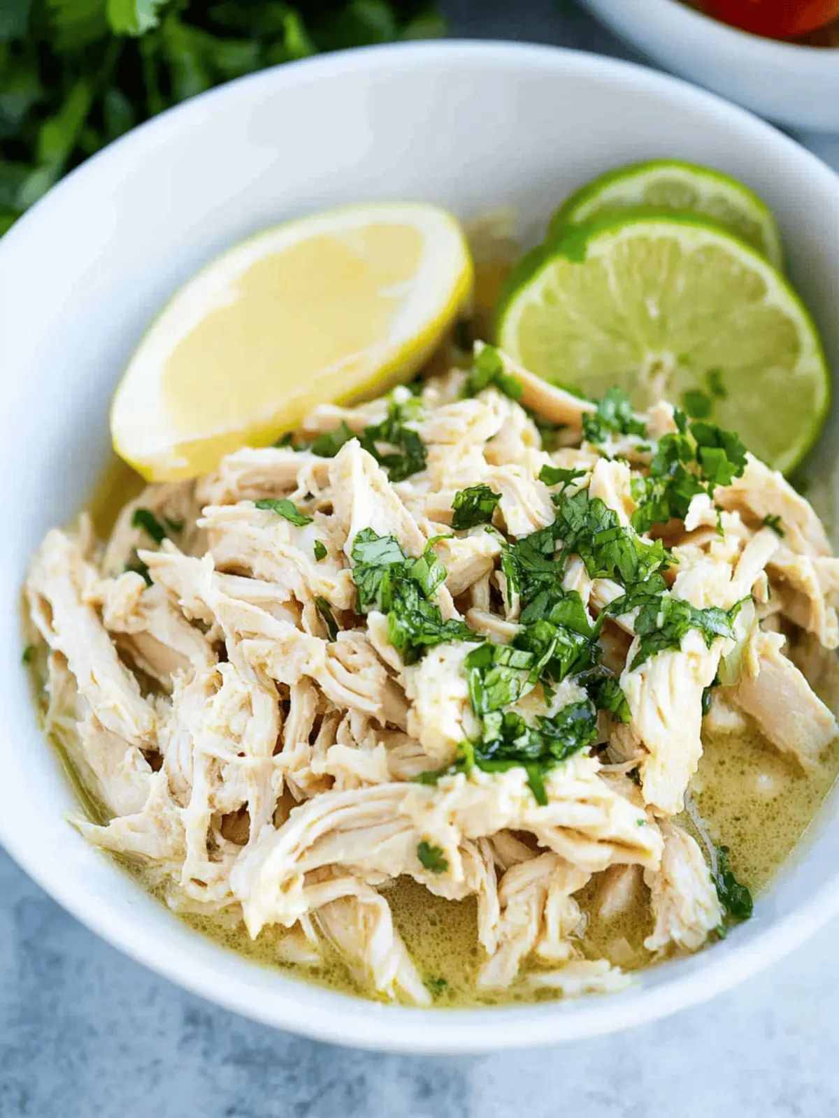 Instant Pot Shredded Chicken with Creamy Salsa Verde Bliss 2 Instant Pot Shredded Chicken