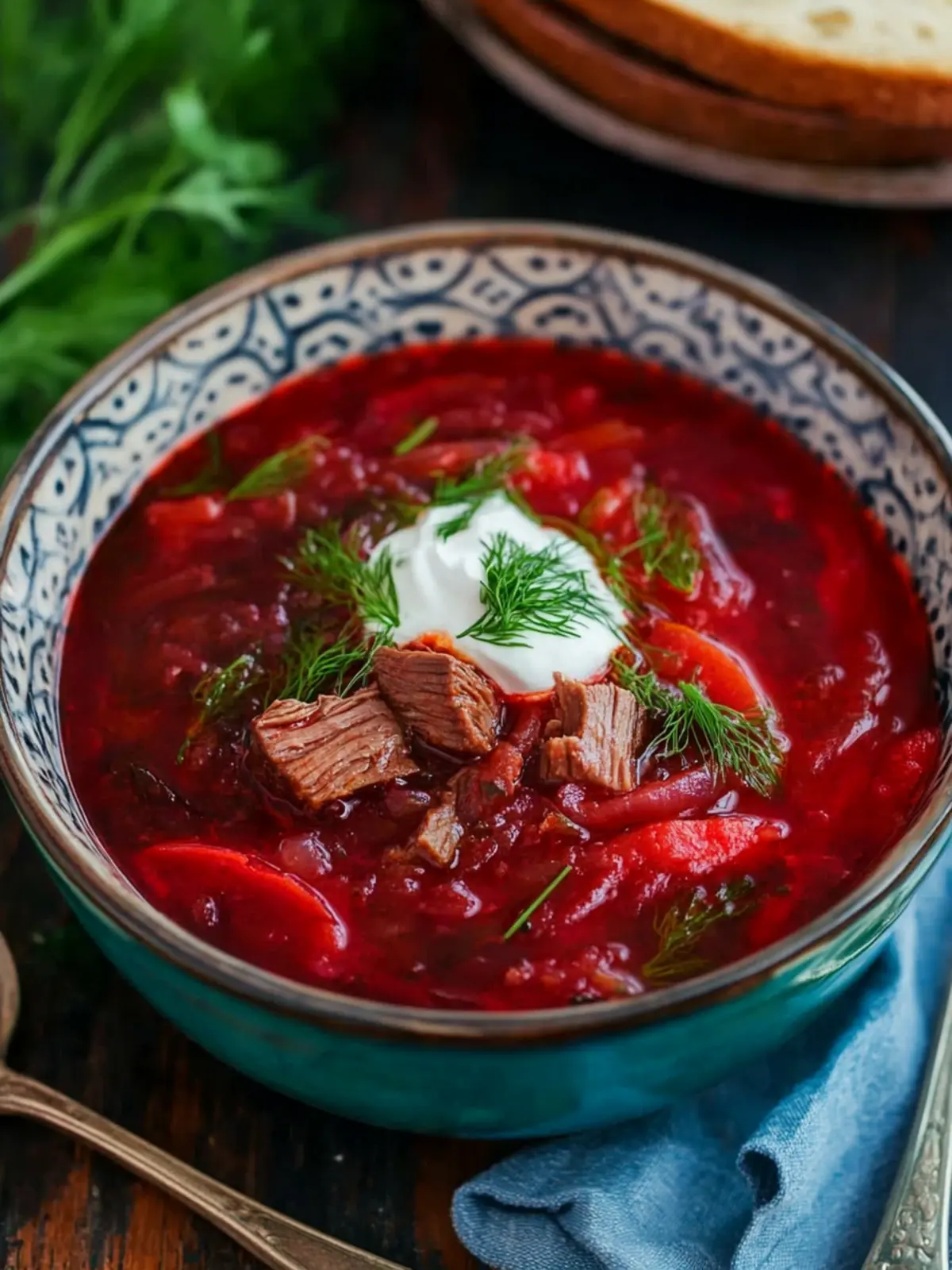 Hearty Borscht Recipe with Beef: A Cozy Comfort Food Delight 4 Borscht Recipe with Beef