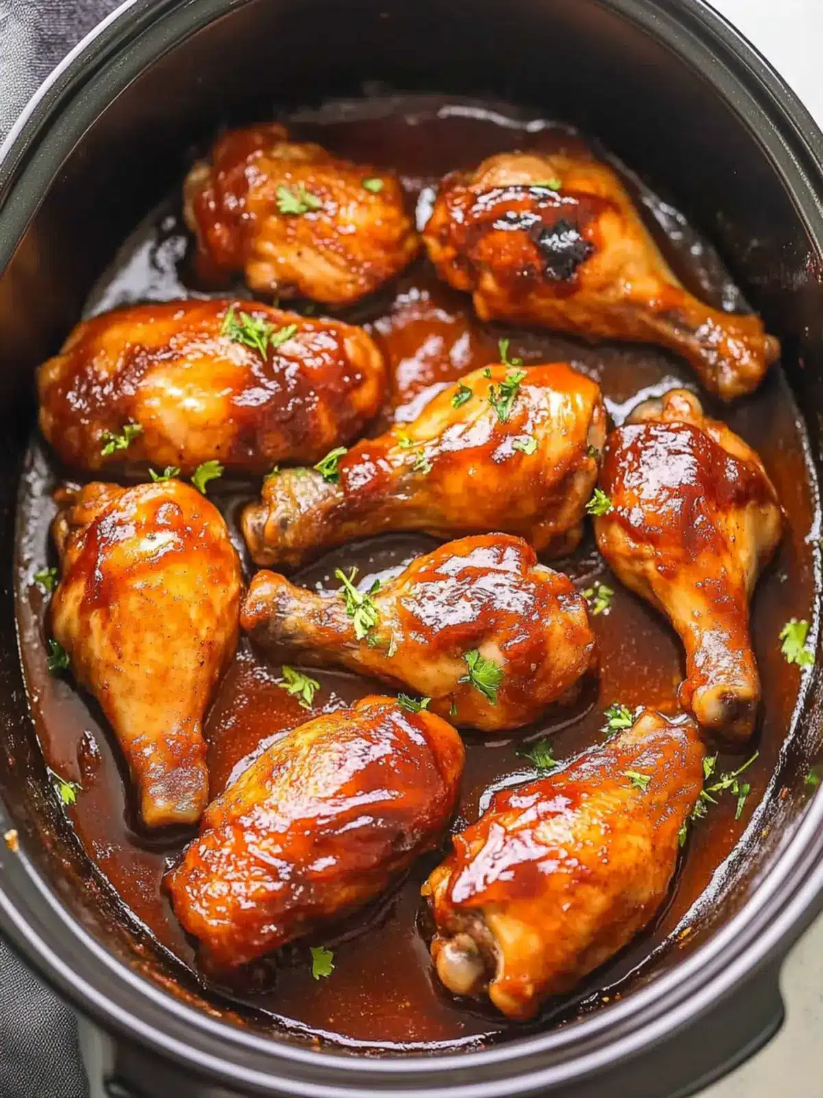 Savory Slow Cooker BBQ Chicken Legs for Effortless Family Dinners 3 Slow Cooker BBQ Chicken Legs