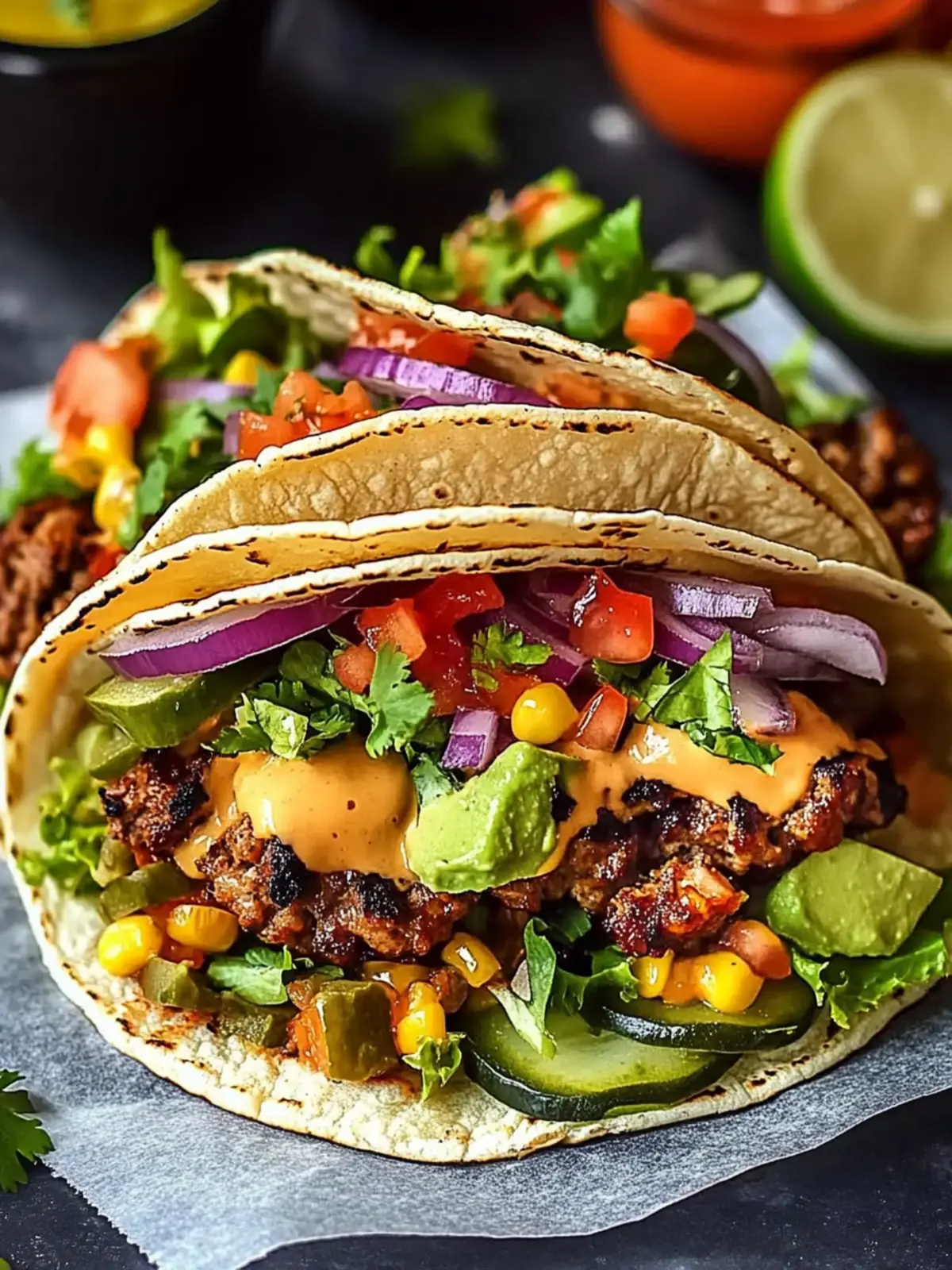 Irresistible Smash Burger Tacos: A Flavor Explosion Awaits 4 Irresistible Smash Burger Tacos: A Flavor Explosion