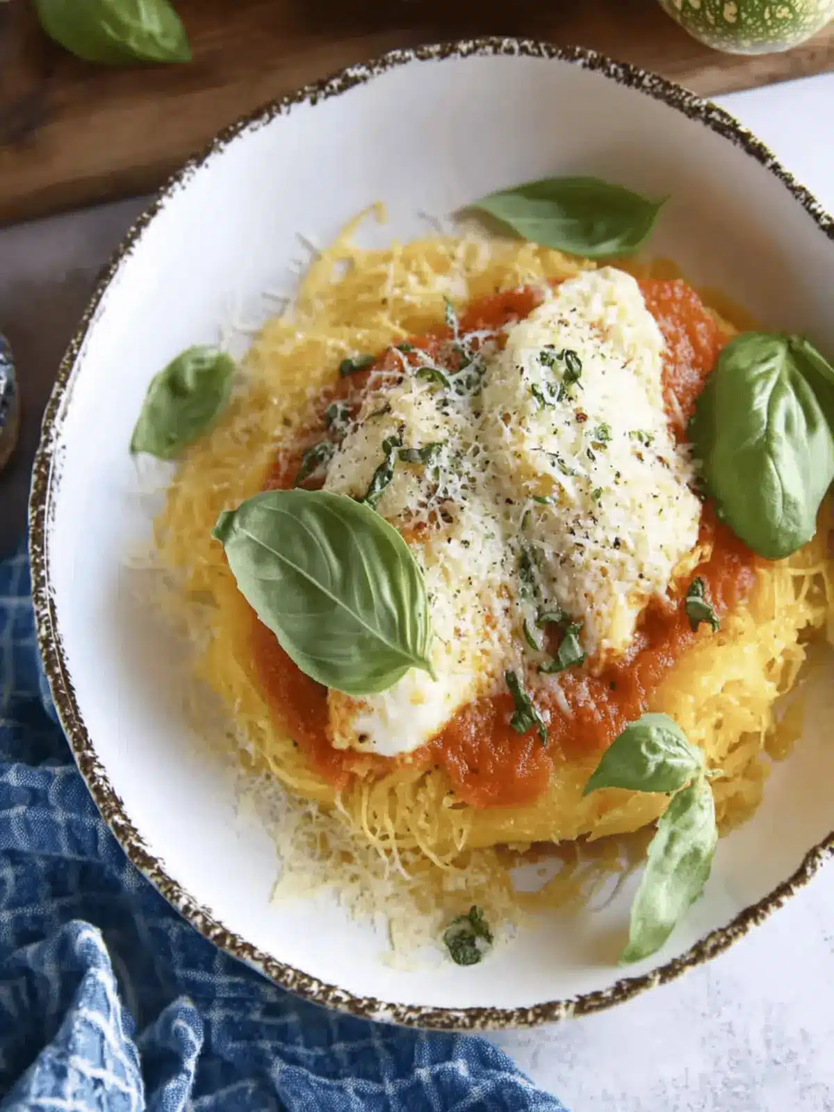 Delicious Baked Chicken Parmesan with Spaghetti Squash Twist 3 Baked Chicken Parmesan with Spaghetti Squash