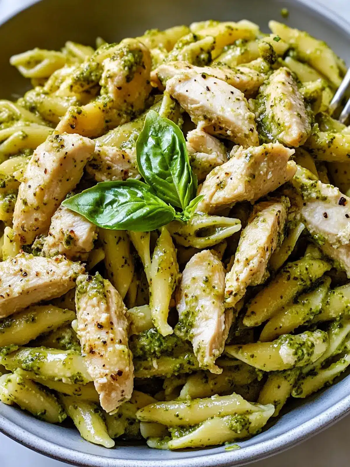 Easy Chicken Pesto Pasta for a Quick Weeknight Feast 2 Chicken Pesto Pasta