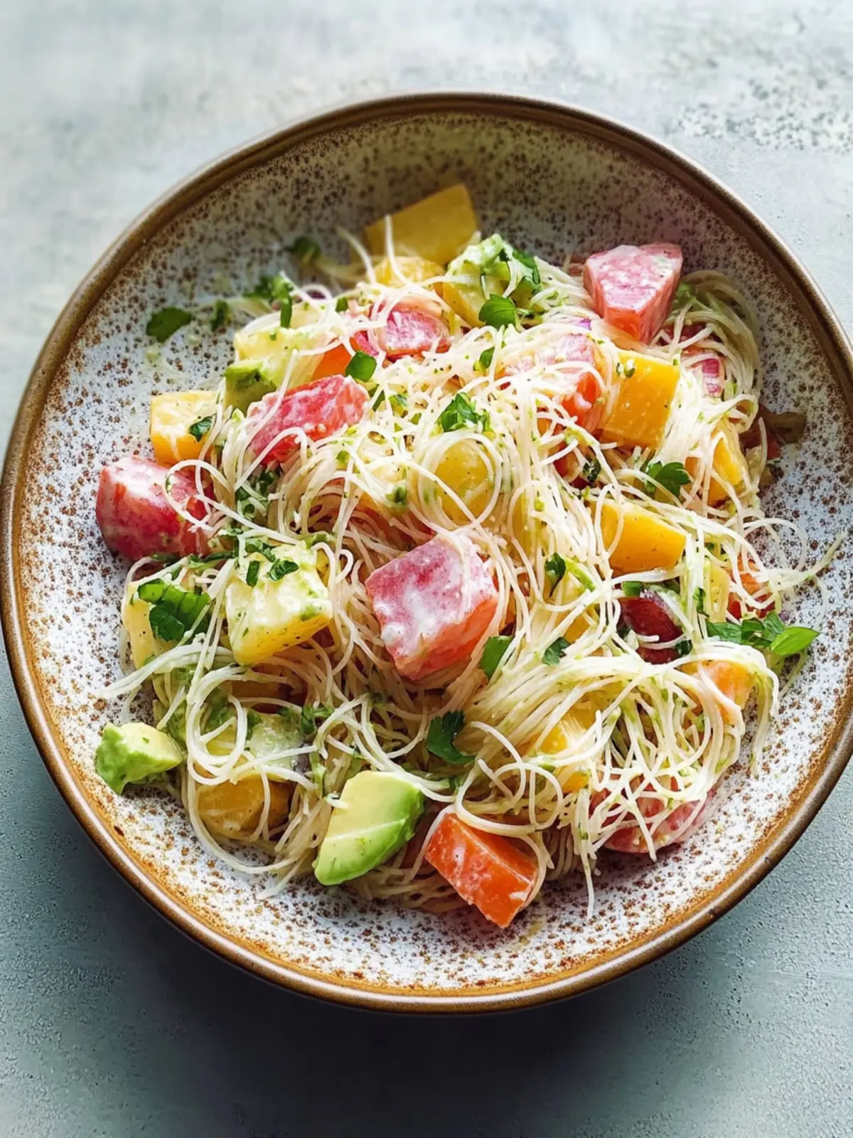 Vibrant Angel Hair Pasta Salad: Crunchy Veggie Delight 3 Angel Hair Pasta Salad