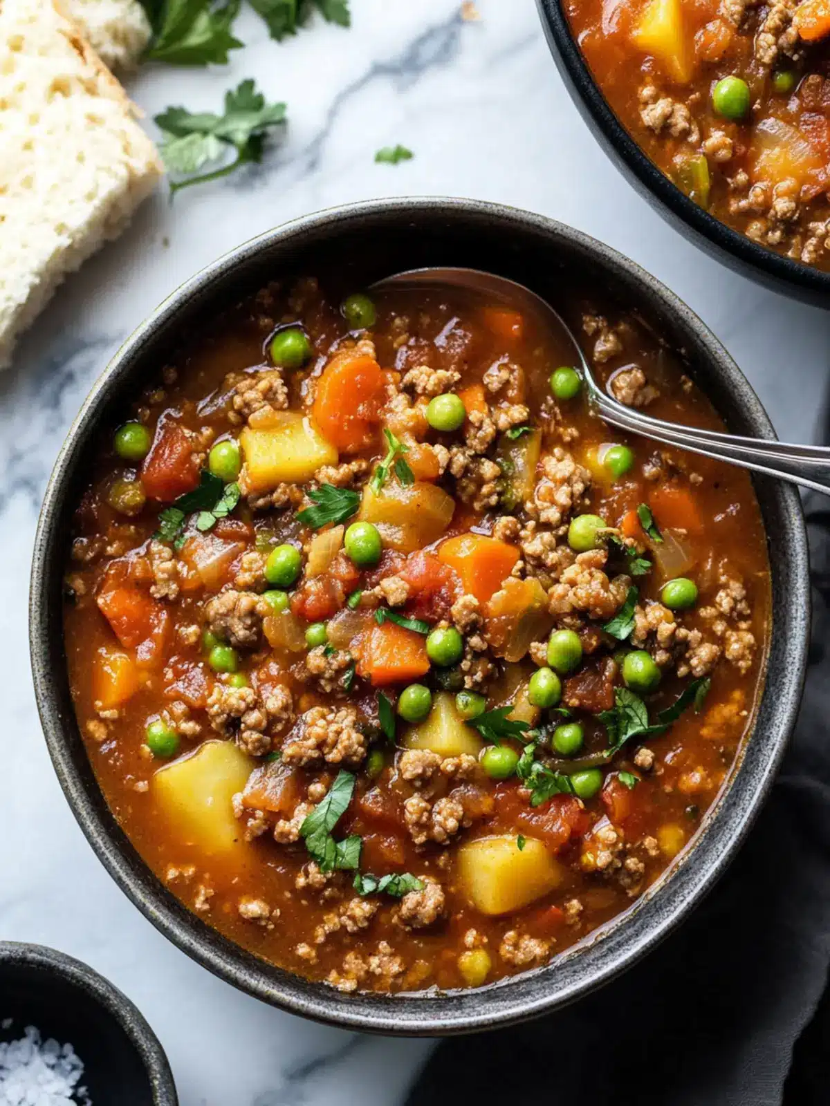 Savory Hamburger Stew: A Cozy One-Pot Wonder for Families 3 Hamburger Stew