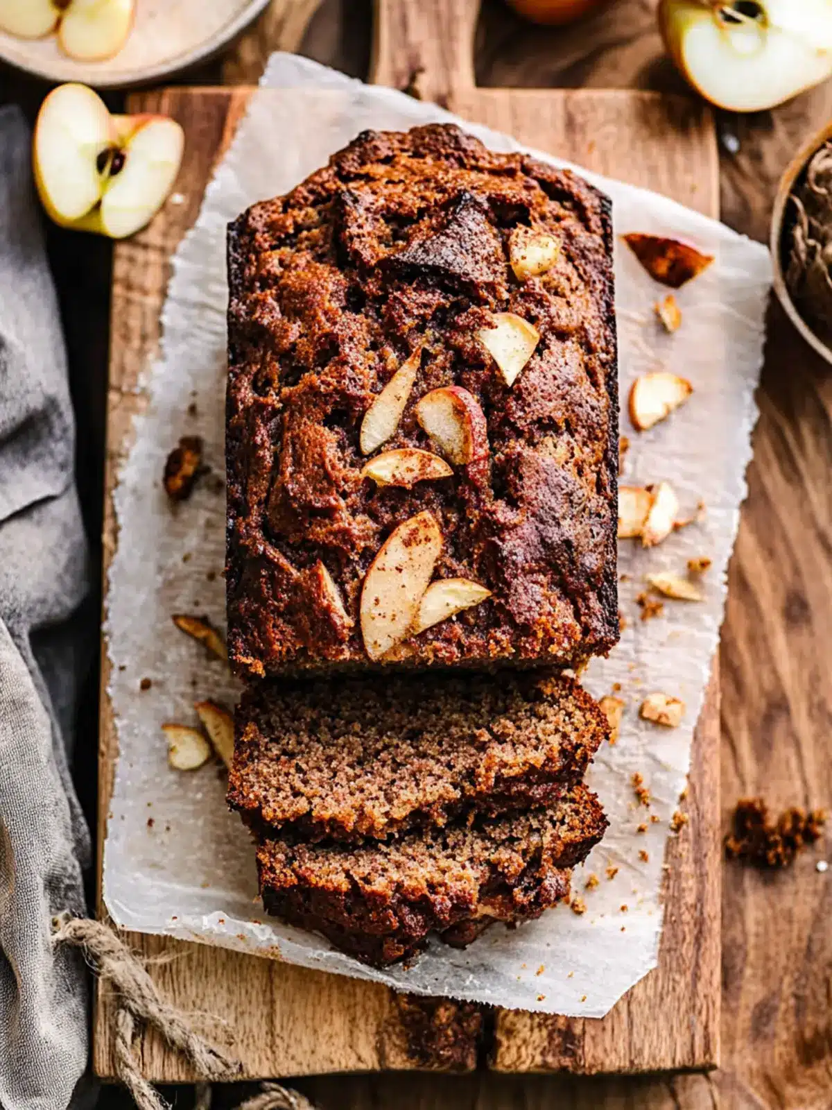 Moist Healthy Apple Bread: Your Fall Baking Delight 2 Apple Bread