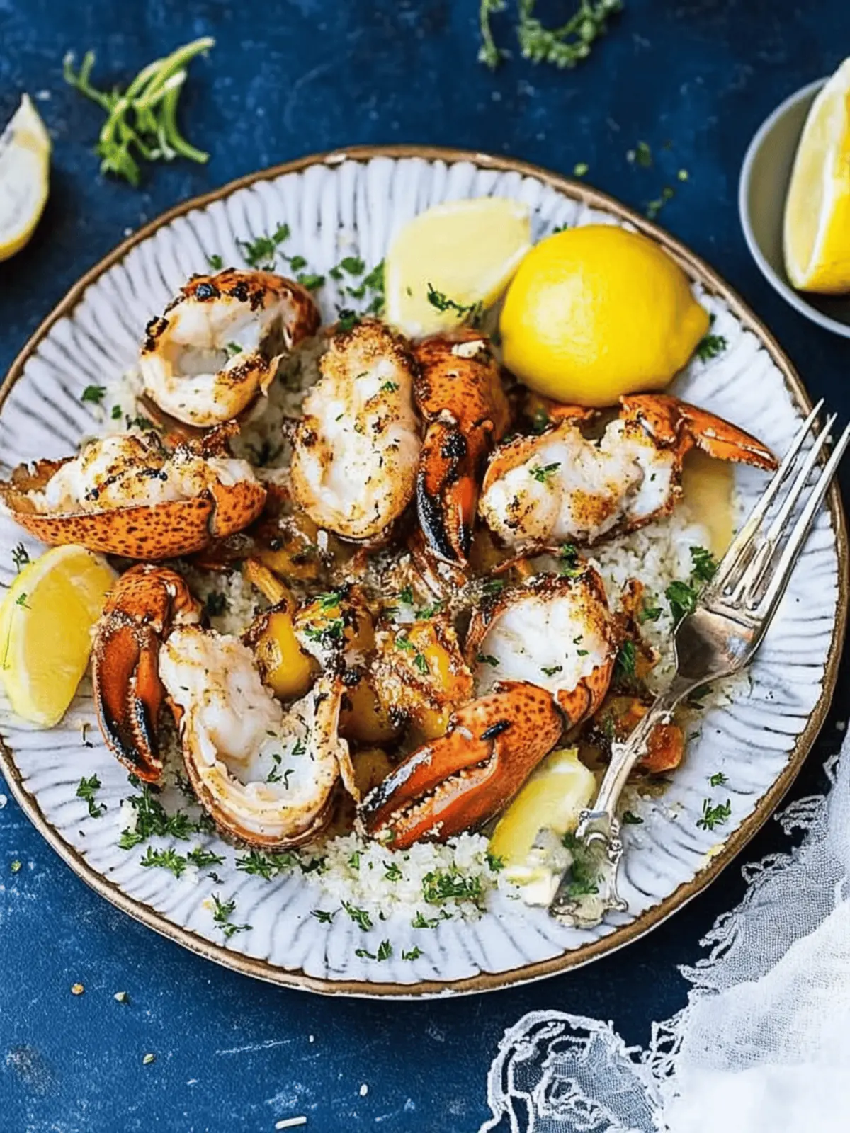 Savor Grilled Lobster Tails with Irresistible Herb Butter 3 Grilled Lobster Tails