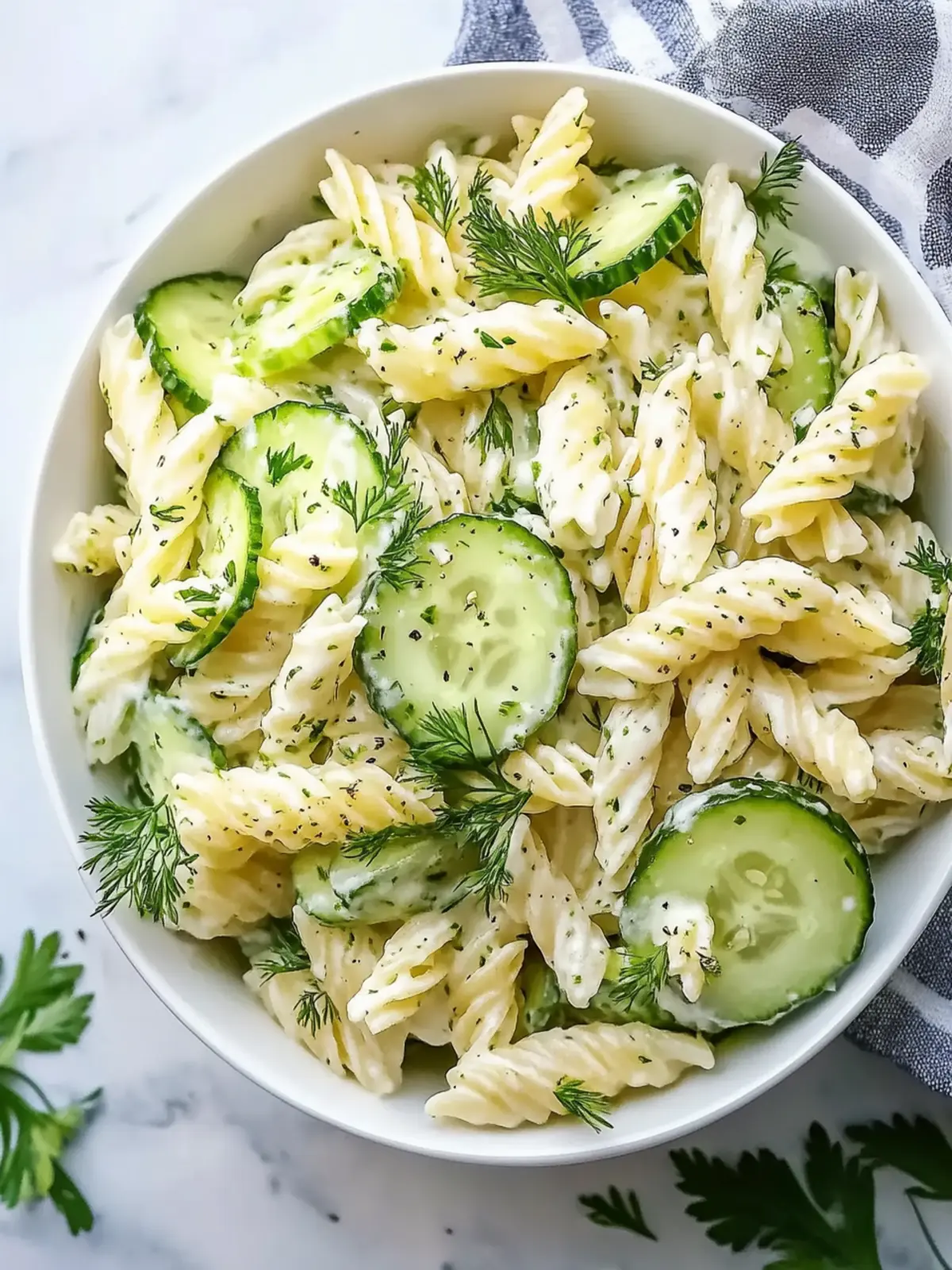 Healthy Cucumber Pasta Salad for Refreshing Summer Meals 3 Healthy Cucumber Pasta Salad