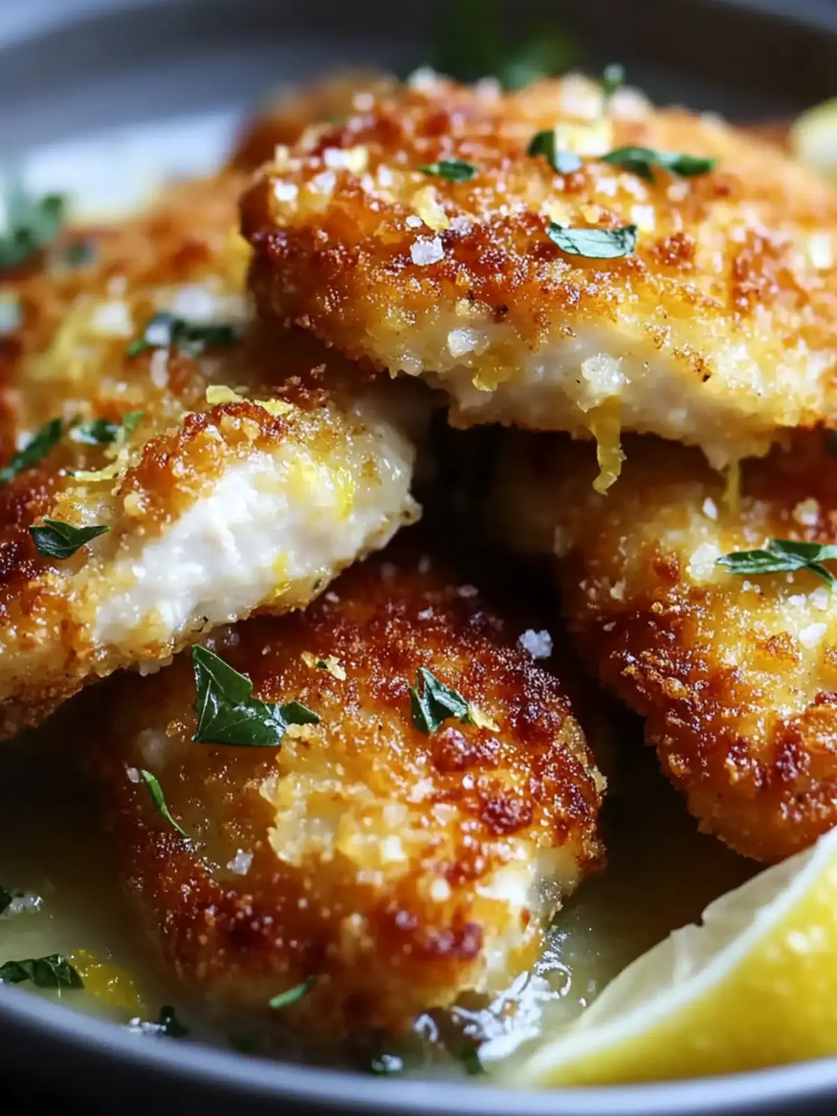 Irresistibly Crispy Zesty Lemon Pecorino Chicken Delight Recipe 2 Irresistibly Crispy Zesty Lemon Pecorino Chicken Delight