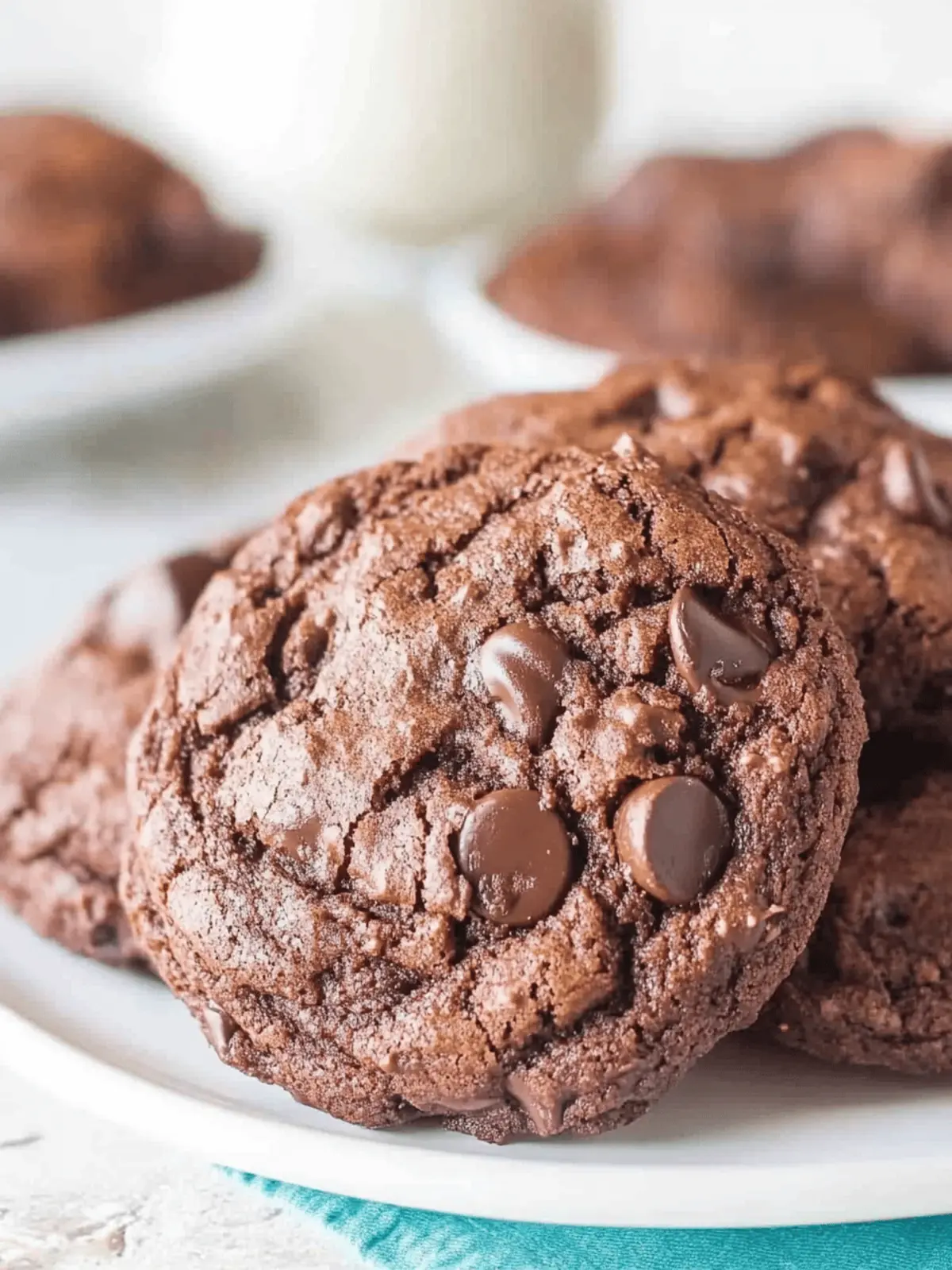 Decadent Double Chocolate Chip Cookies That Melt in Your Mouth 2 Double Chocolate Chip Cookies