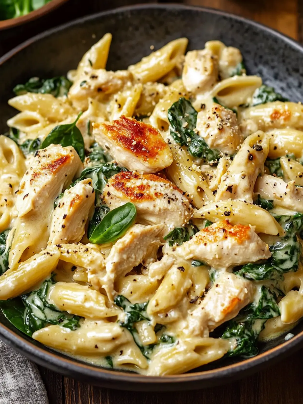 Creamy Chicken Spinach Pasta Recipe for Your Cozy Nights 2 Creamy Chicken Spinach Pasta Recipe