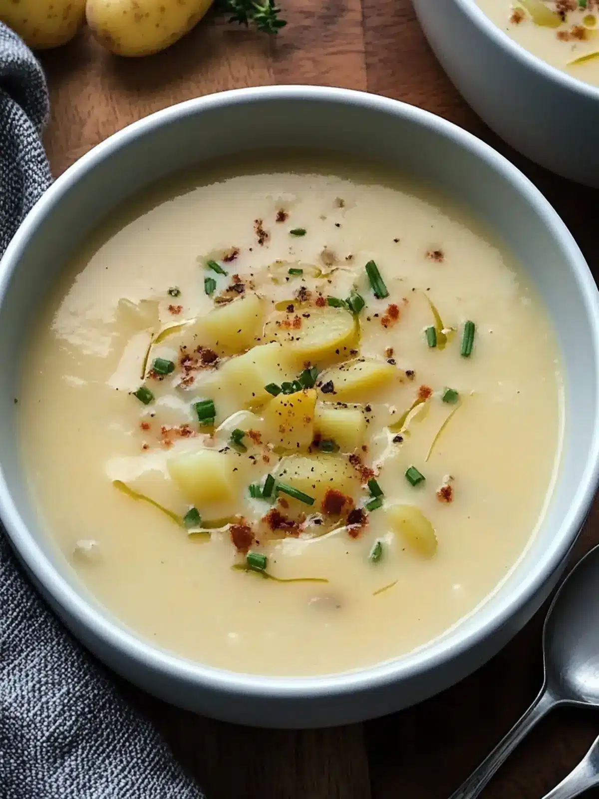 Creamy Crockpot Potato Soup Loaded with Cheddar & Bacon 3 Crockpot Potato Soup