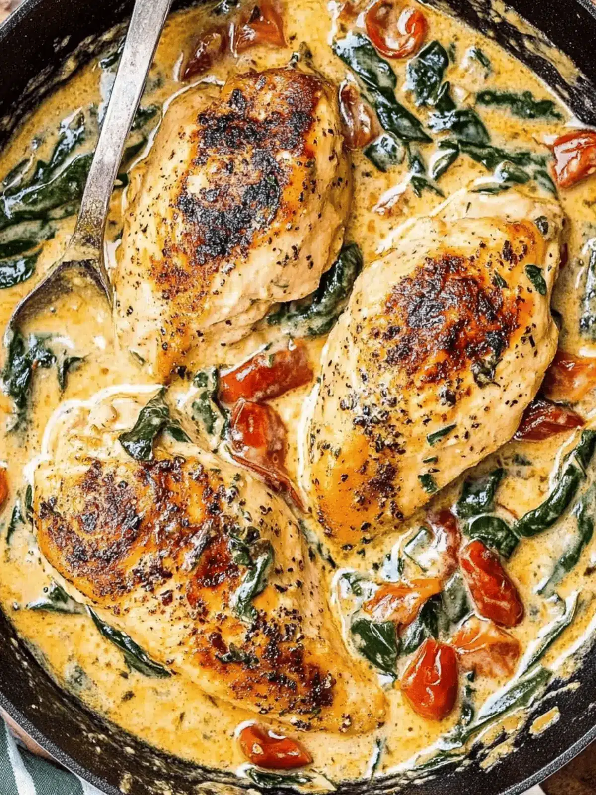 Creamy Tuscan Chicken: Quick Dinner That Wows Every Time 2 Creamy Tuscan Chicken