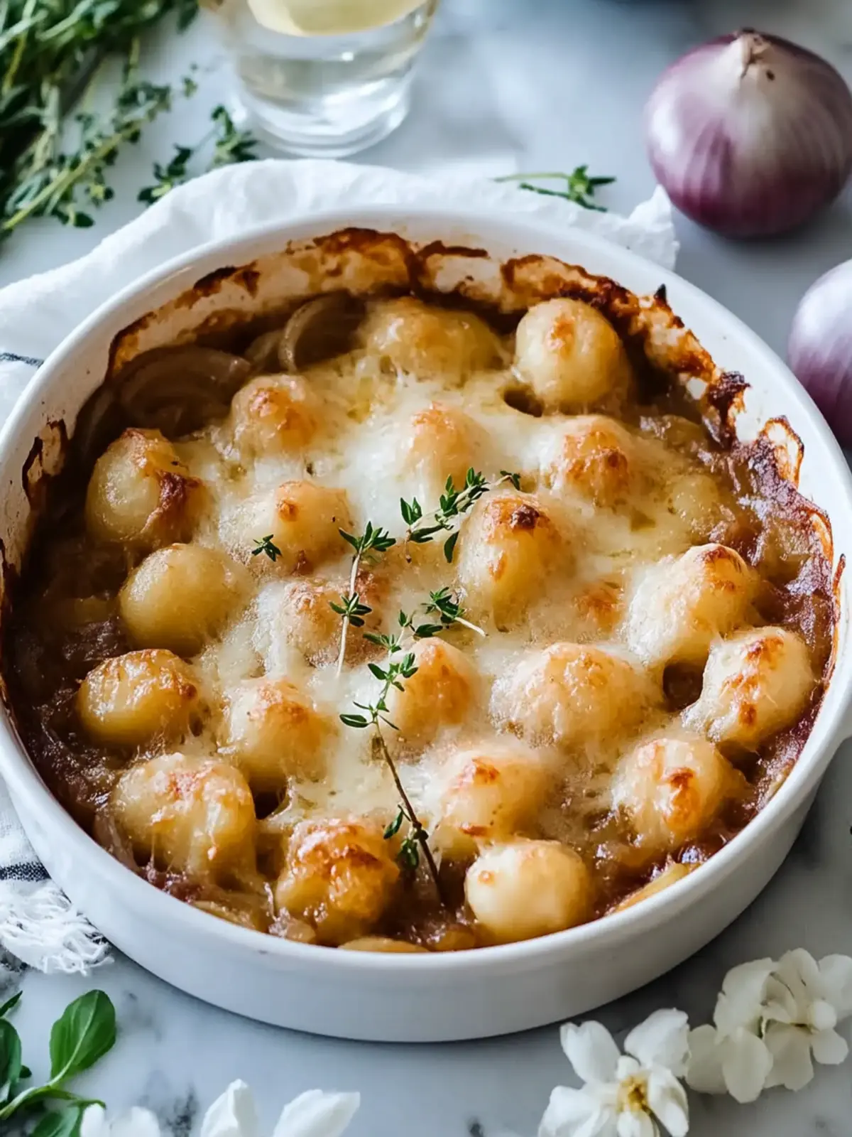 Cheesy Simple Baked French Onion Gnocchi for Cozy Nights 4 Simple Baked French Onion Gnocchi