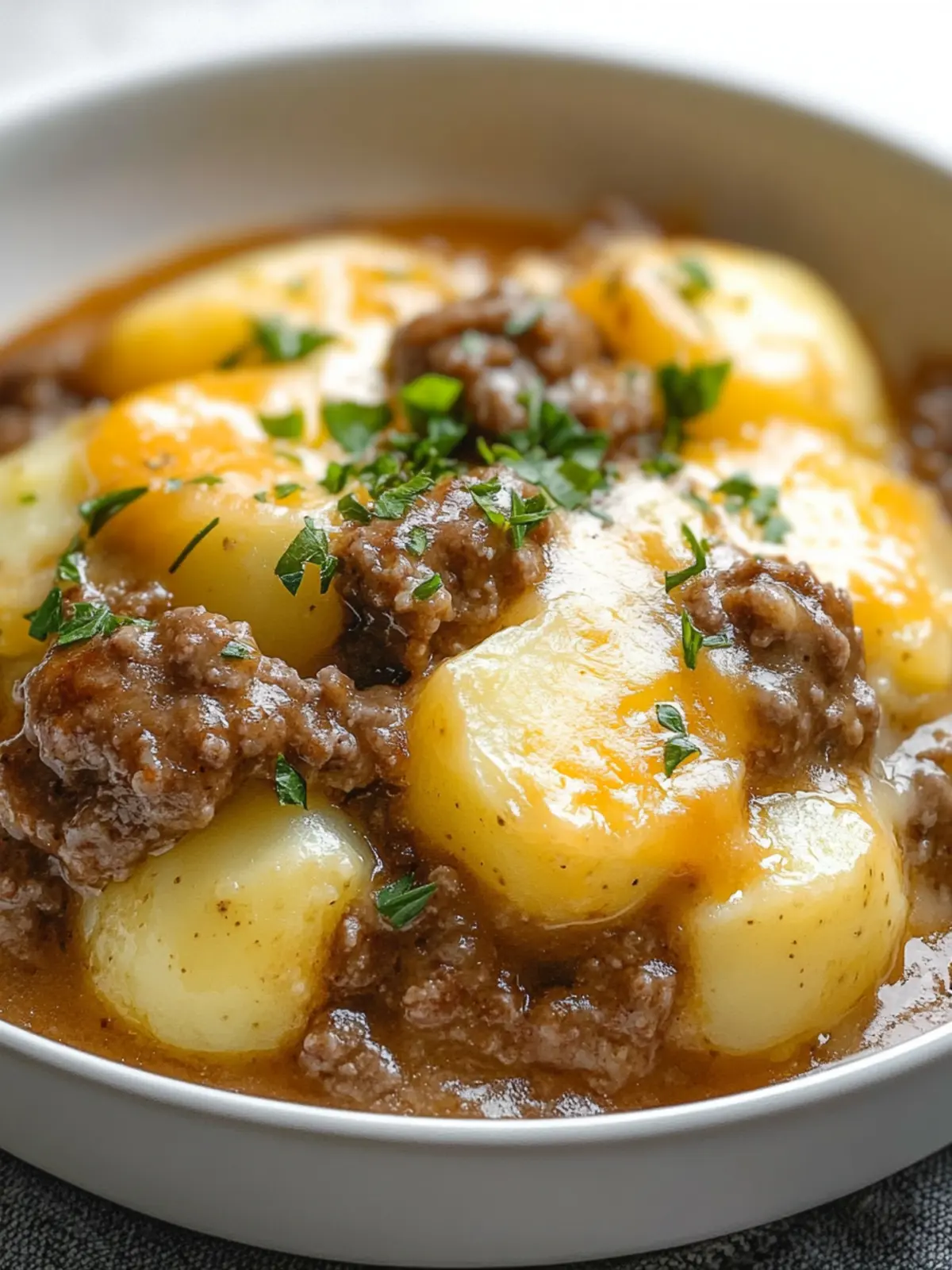 Cozy Up with This Easy Crockpot Hamburger Potato Casserole Recipe 2 Crockpot Hamburger Potato Casserole Recipe