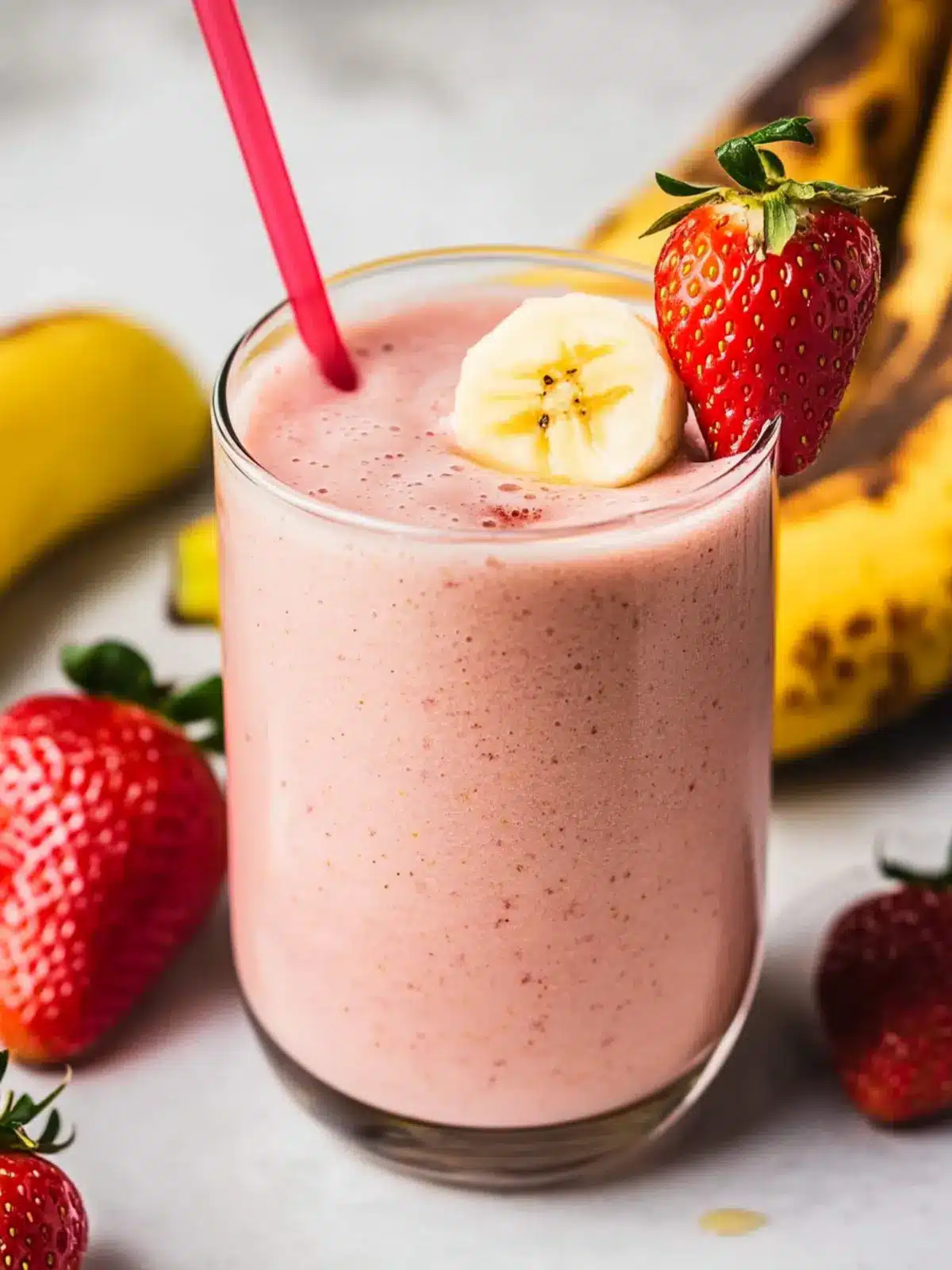 Creamy Strawberry Banana Smoothie for a Protein-Packed Boost 4 Strawberry Banana Smoothie