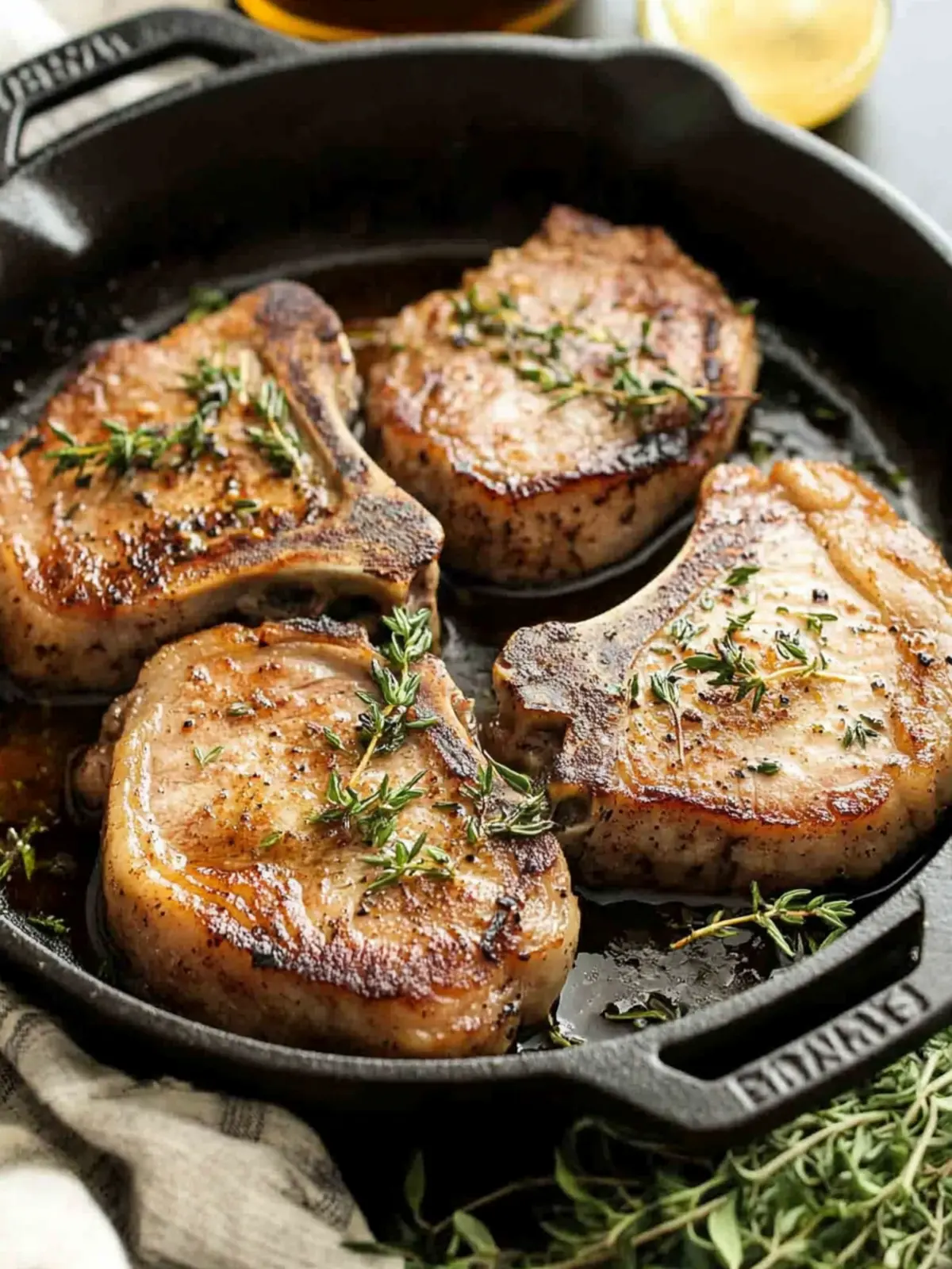 Mouthwatering Cast Iron Skillet Pork Chops in 25 Minutes 2 Cast Iron Skillet Pork Chops