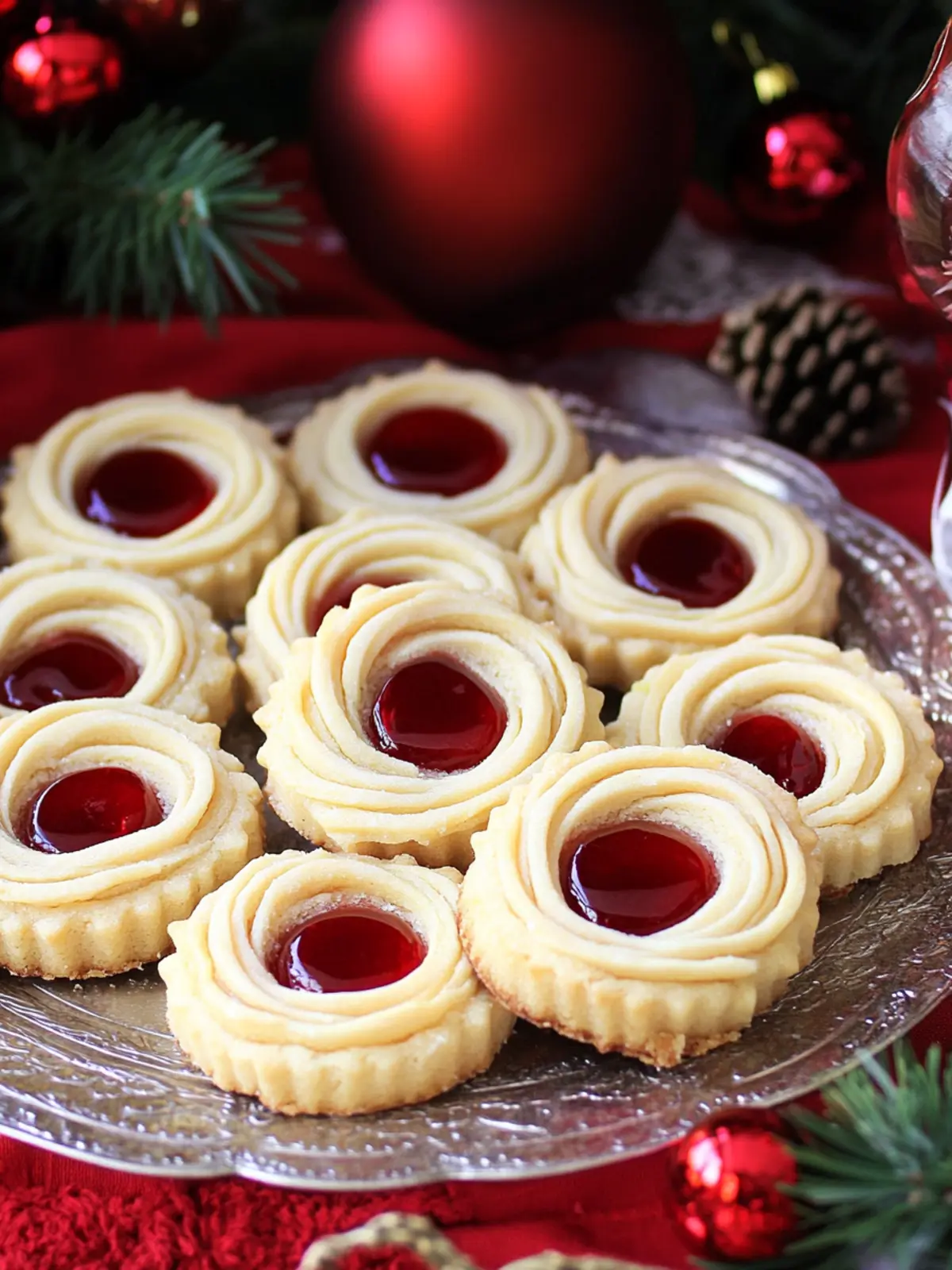 Marzipan Kränze: Festive German Wreath Cookies for New Year Celebrations 3 Marzipan Kränze - German Marzipan Wreath Cookies- New Year party snack ideas